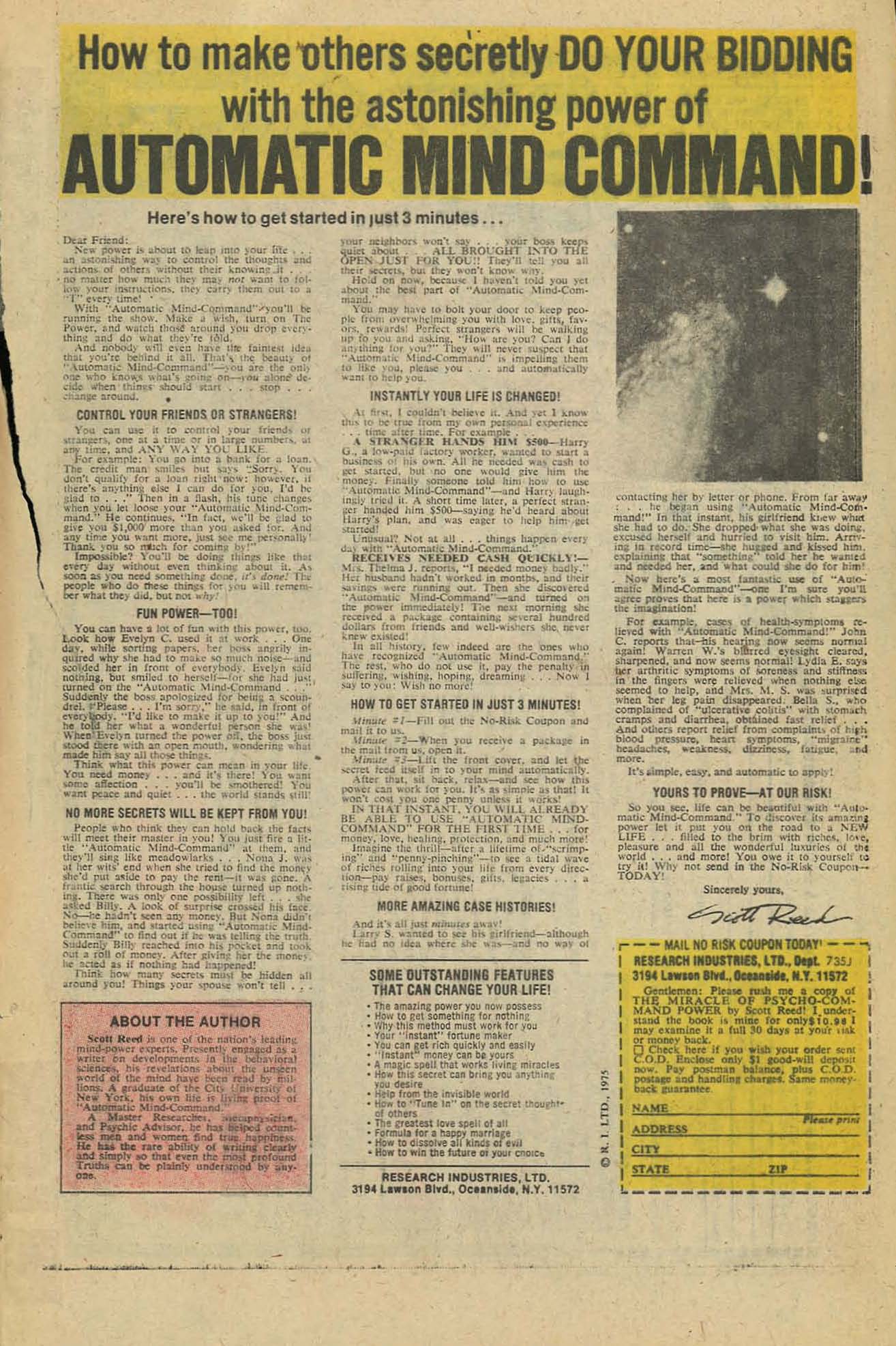 Read online Attack (1971) comic -  Issue #20 - 33