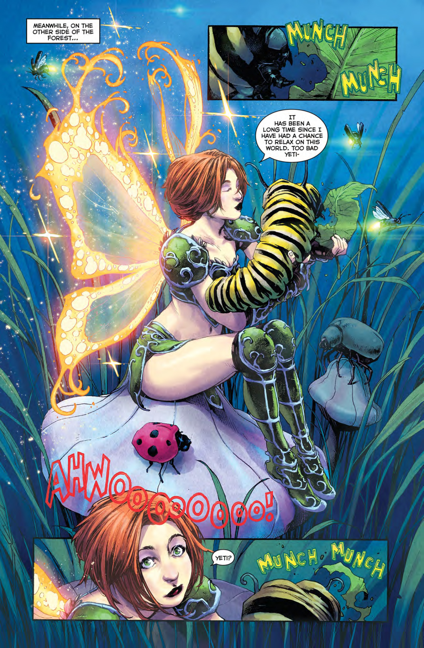 Read online Red Sonja: Battle Fairy and the Yeti comic -  Issue # Full - 9
