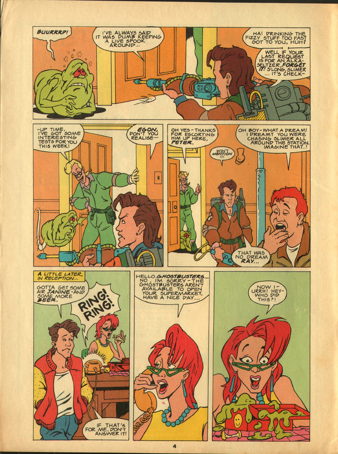 Read online The Real Ghostbusters comic -  Issue #3 - 4