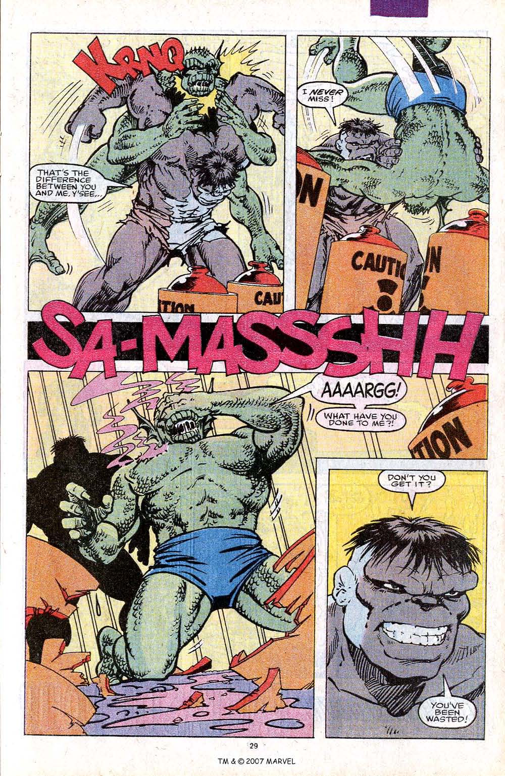 Read online The Incredible Hulk (1968) comic -  Issue #364 - 31