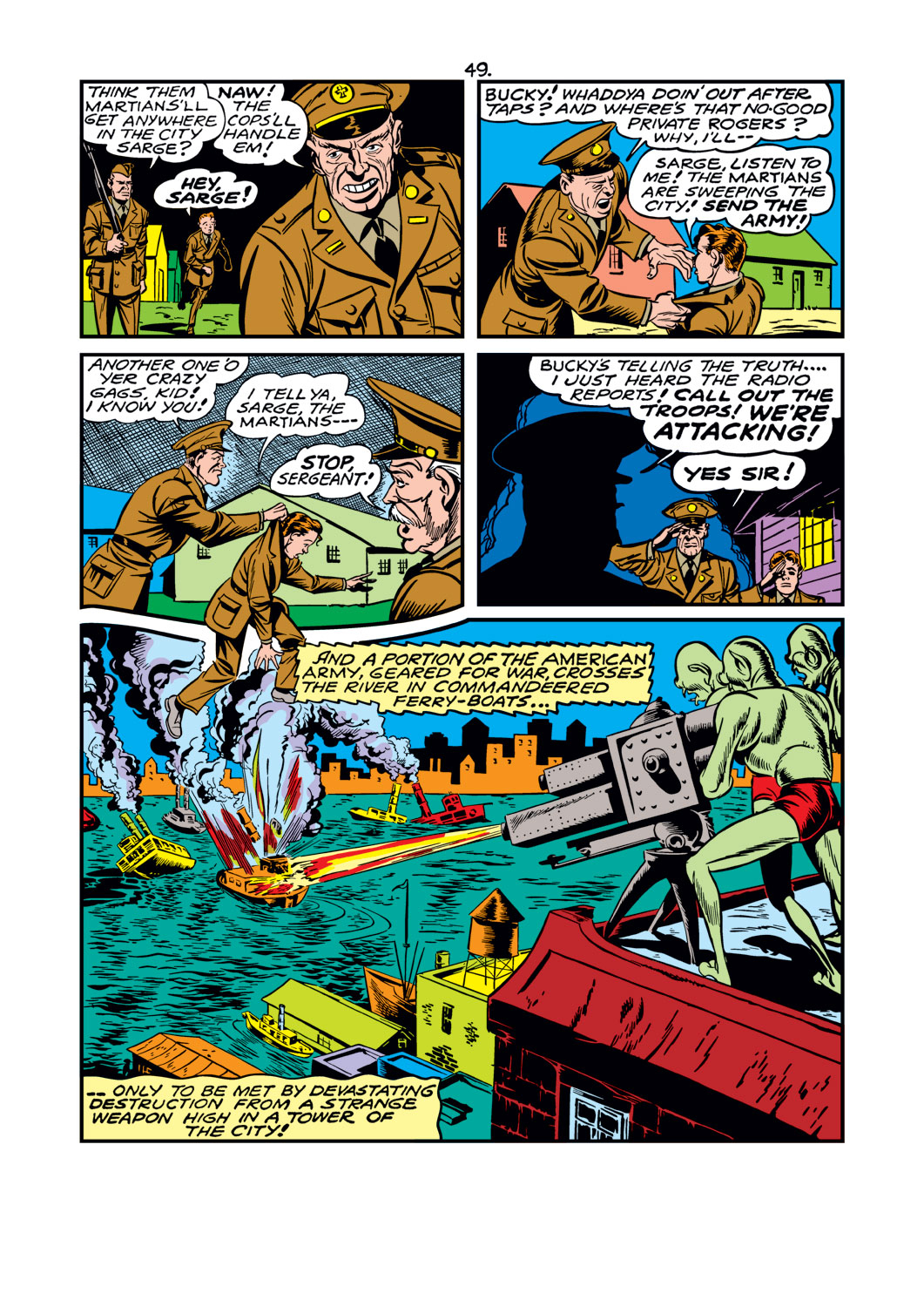 Read online Captain America Comics comic -  Issue #15 - 50