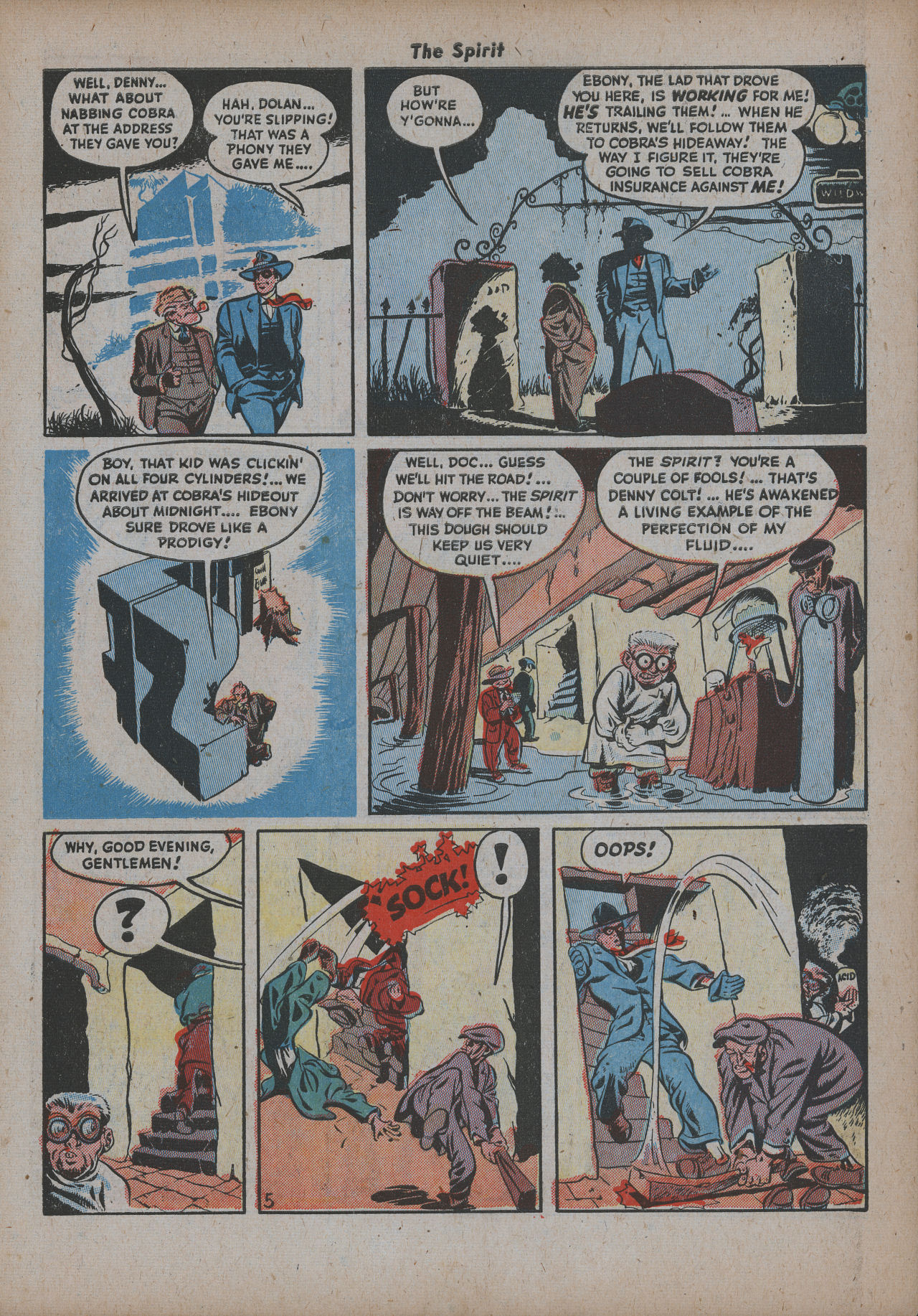 Read online The Spirit (1944) comic -  Issue #18 - 7
