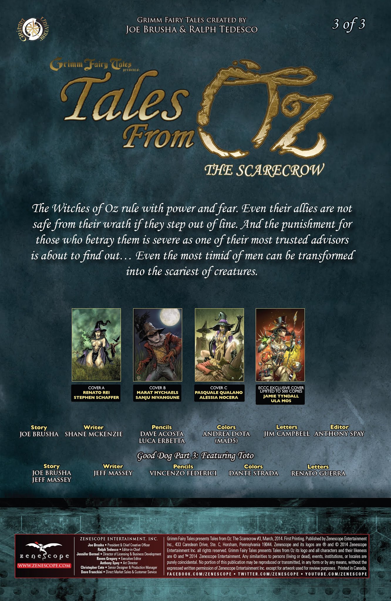 Read online Grimm Fairy Tales presents Tales from Oz comic -  Issue #3 - 2