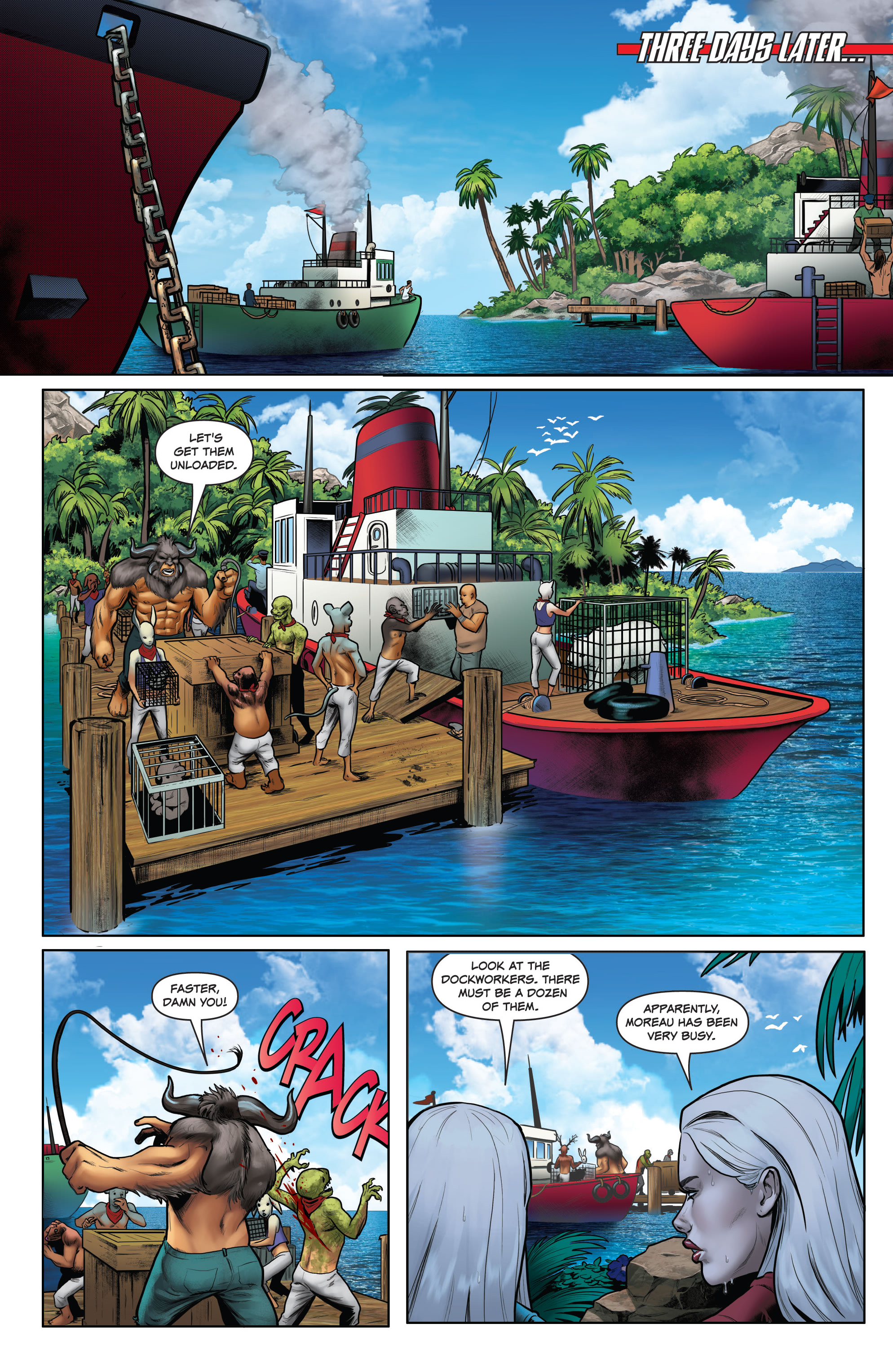 Read online Red Agent: Island of Dr Moreau comic -  Issue #3 - 20