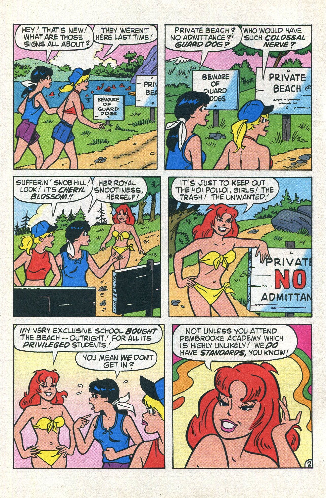 Read online Betty And Veronica: Summer Fun (1994) comic -  Issue #3 - 4