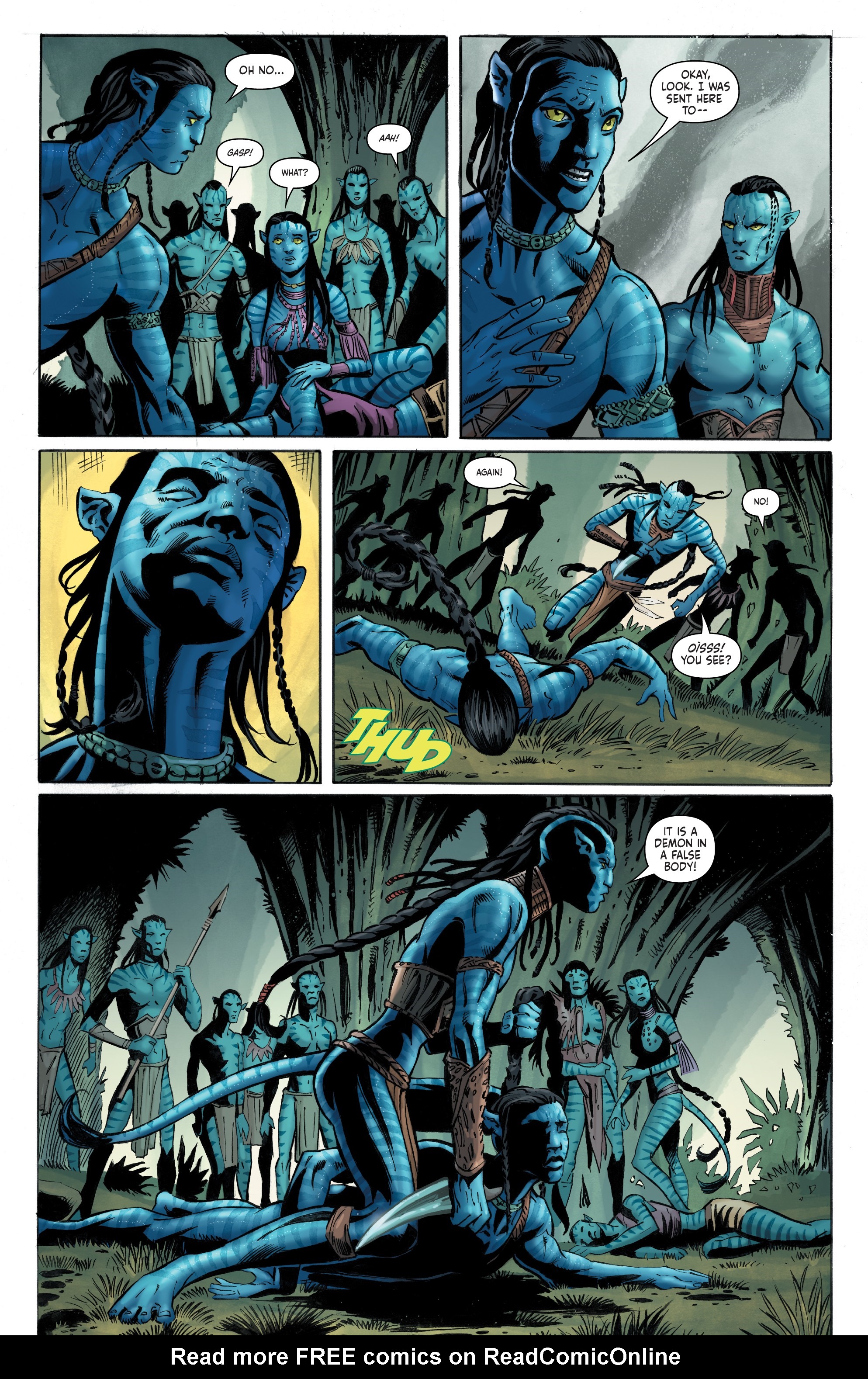 Read online Avatar: Tsu'tey's Path comic -  Issue #4 - 8