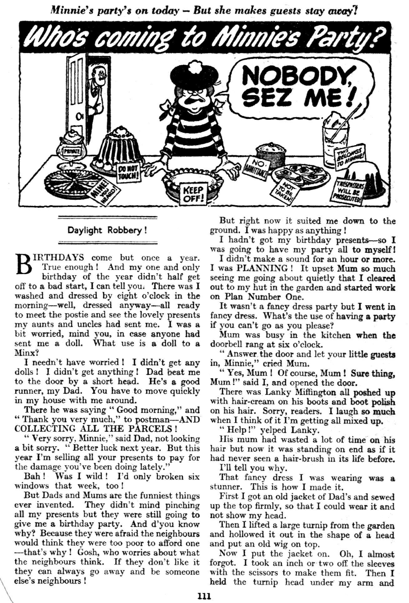 Read online The Beano Book (Annual) comic -  Issue #1956 - 111
