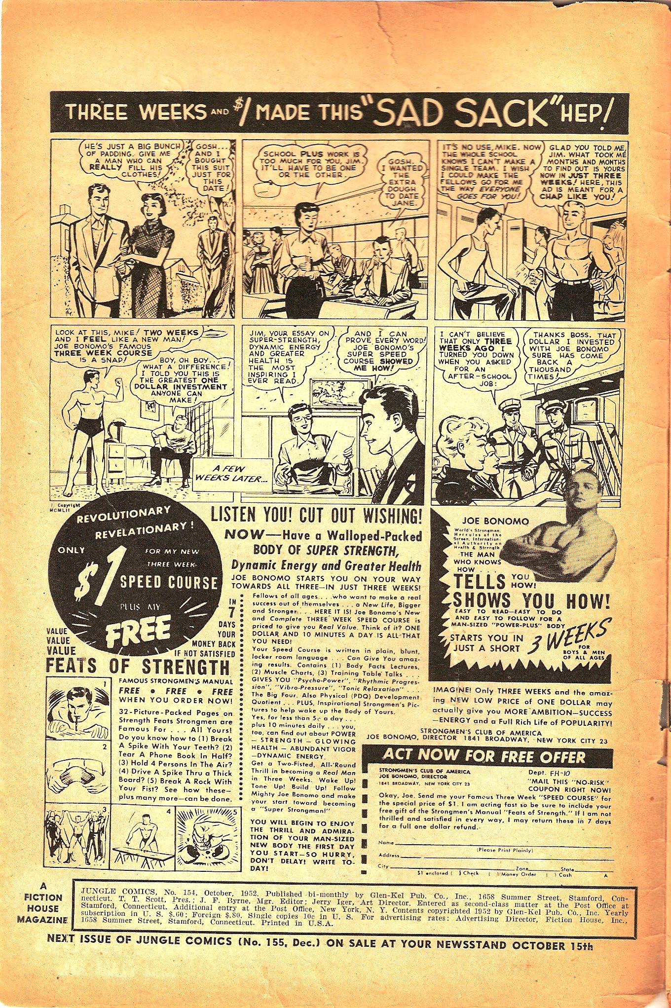 Read online Jungle Comics comic -  Issue #154 - 2