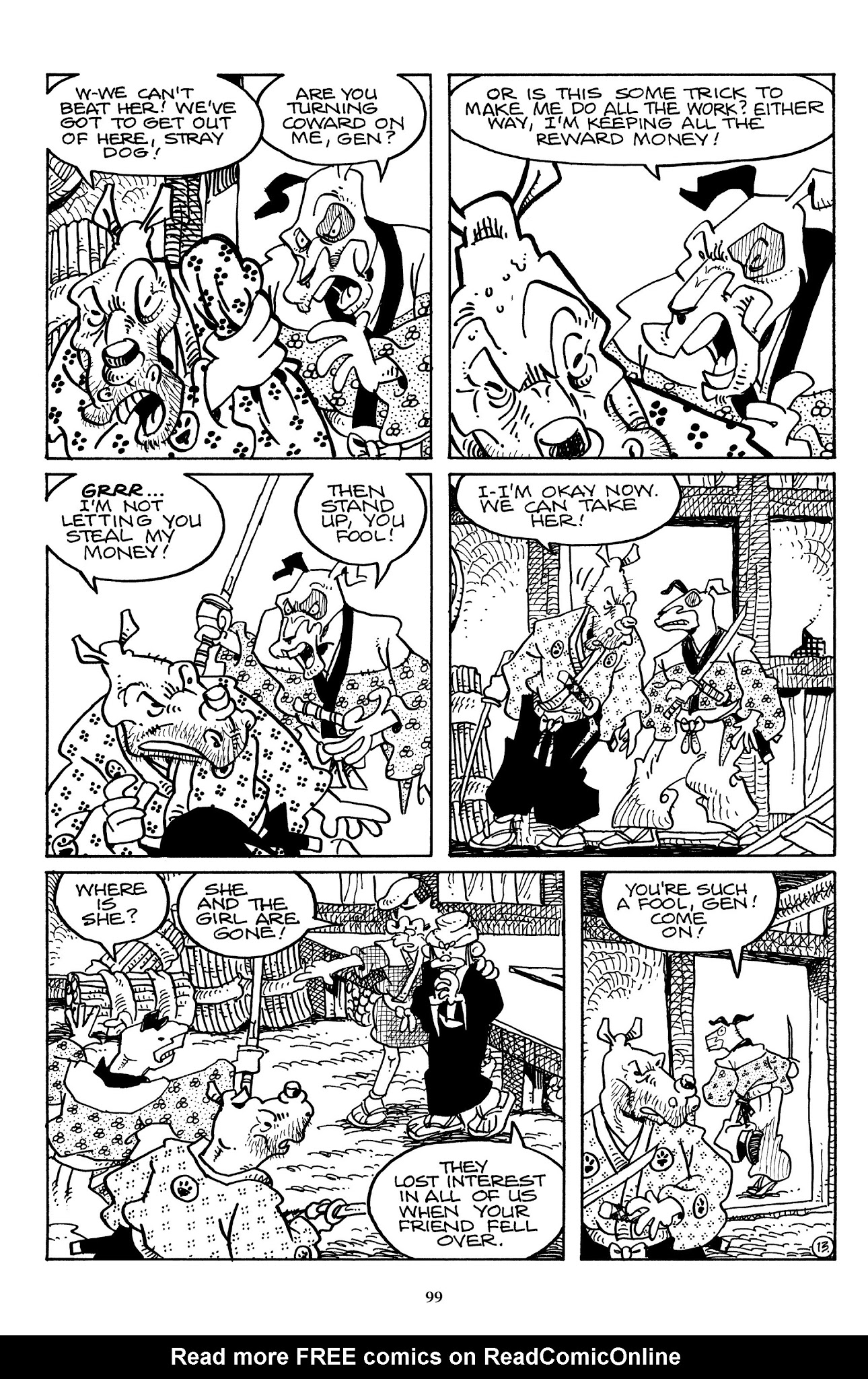 Read online The Usagi Yojimbo Saga comic -  Issue # TPB 6 - 98