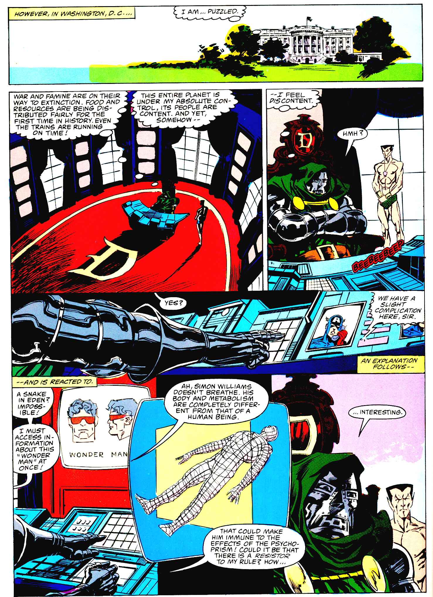 Read online Marvel Graphic Novel comic -  Issue #27 - Avengers - Emperor Doom - 33