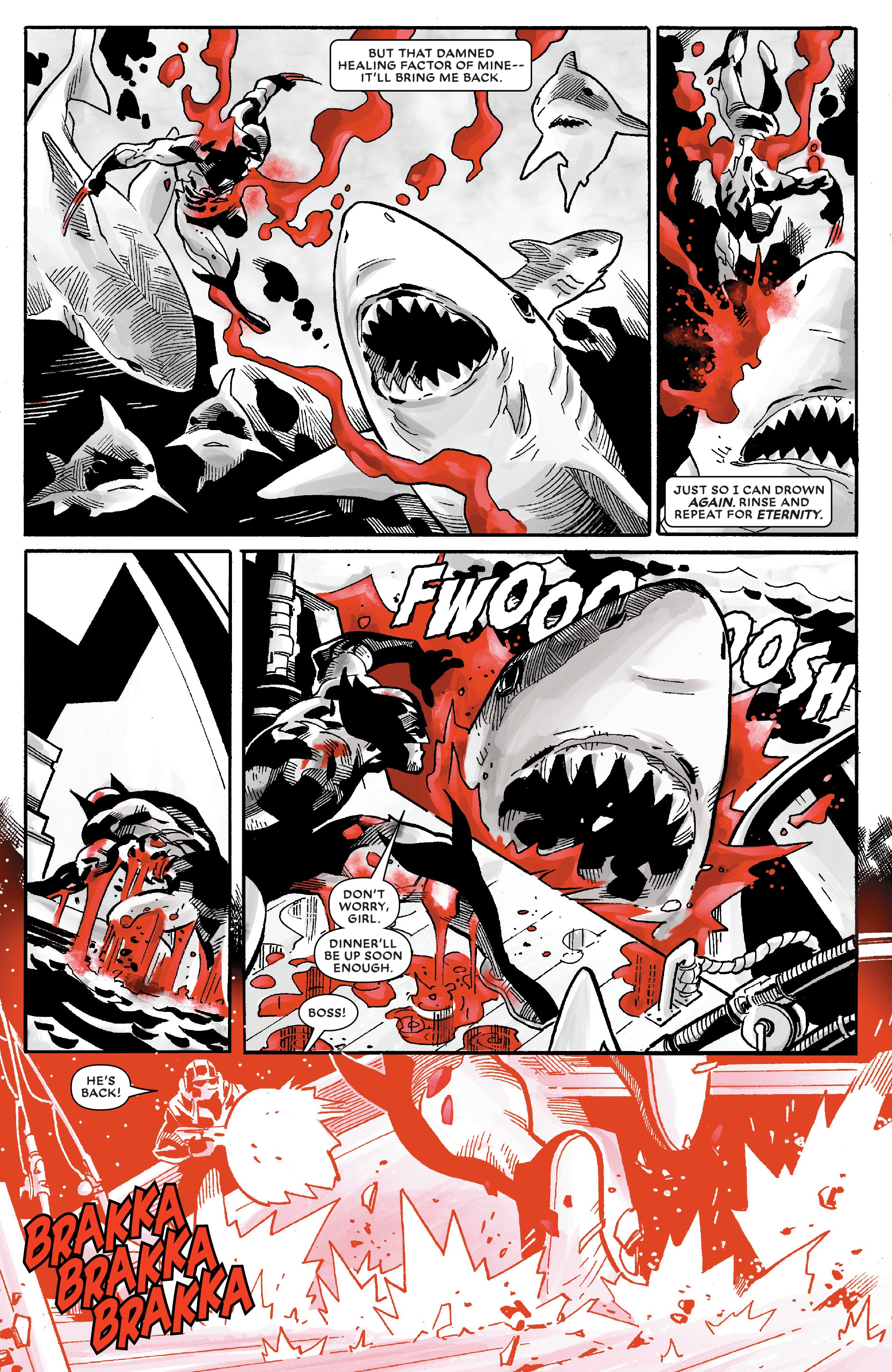 Read online Wolverine: Black, White & Blood comic -  Issue #4 - 19