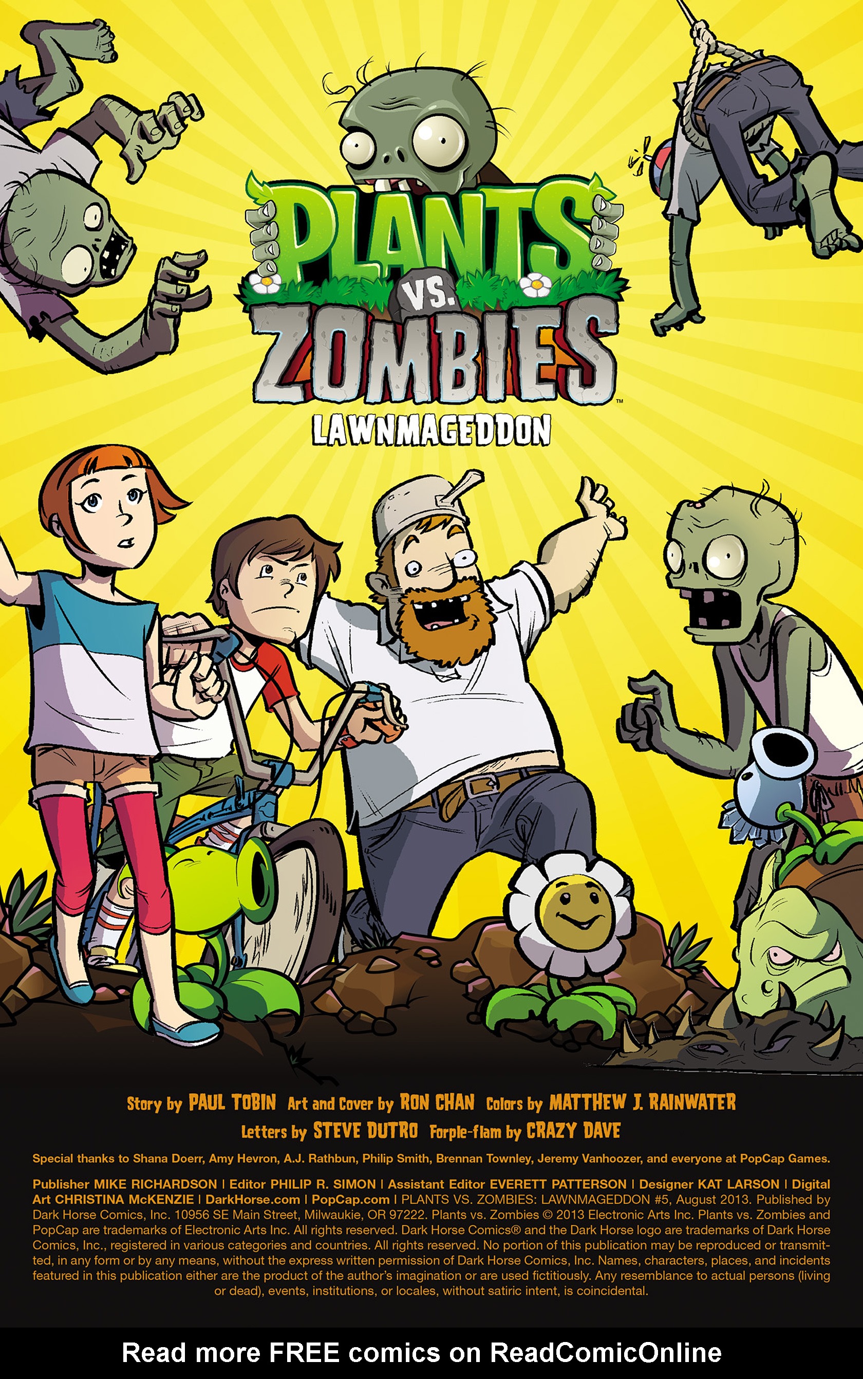 Read online Plants vs. Zombies: Lawnmageddon comic -  Issue #5 - 2