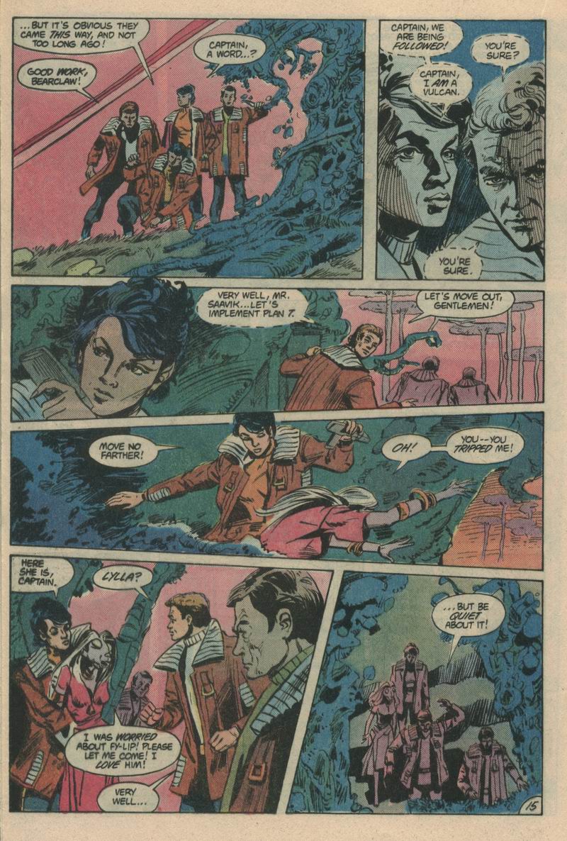 Read online Star Trek (1984) comic -  Issue #5 - 16