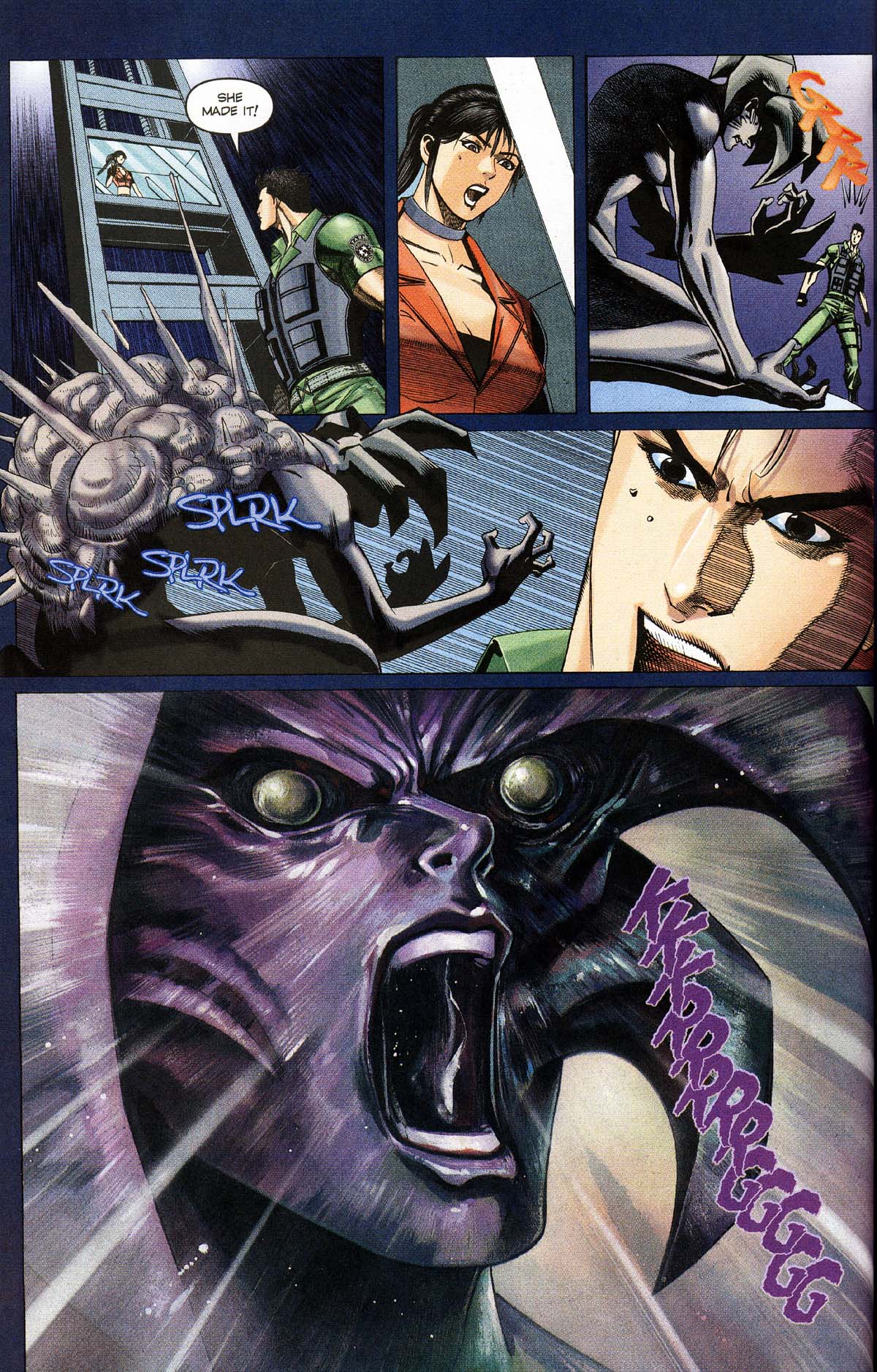 Read online Resident Evil Code: Veronica comic -  Issue #4 - 124