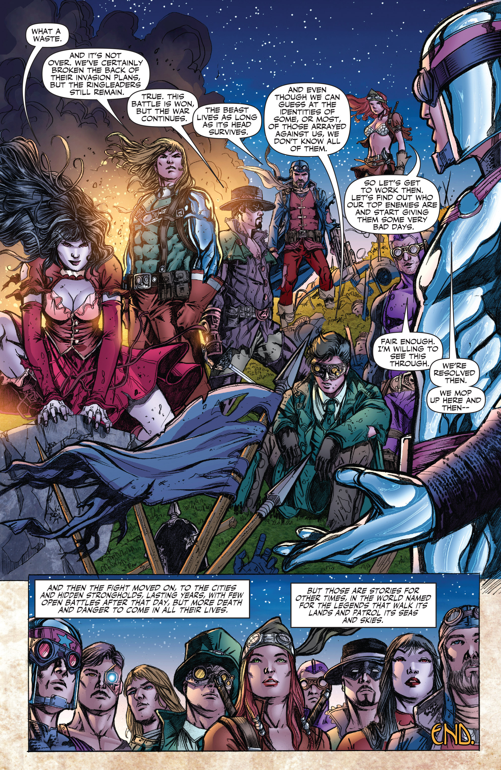 Read online Legenderry: A Steampunk Adventure comic -  Issue #7 - 23