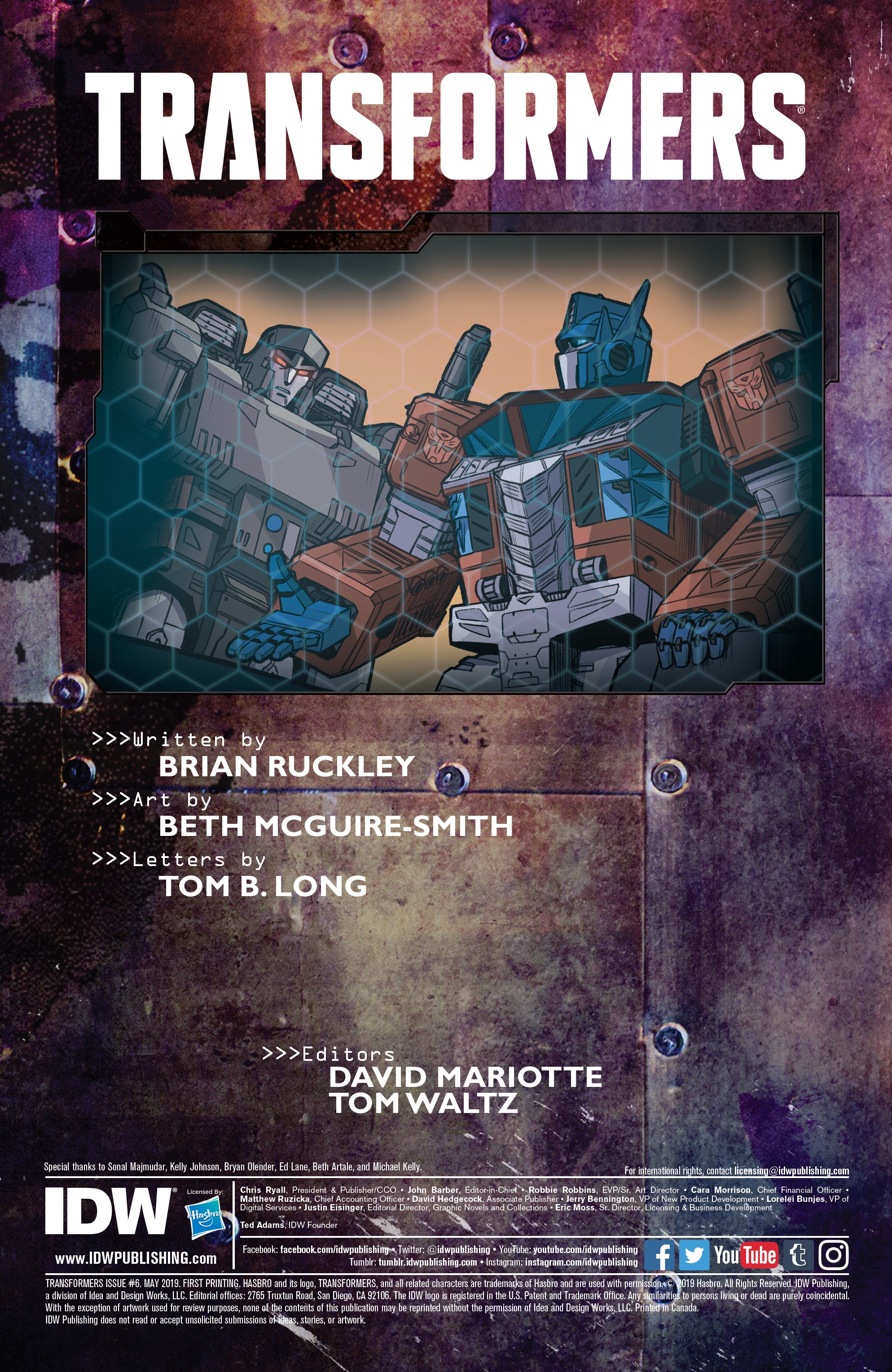 Read online Transformers (2019) comic -  Issue #6 - 2