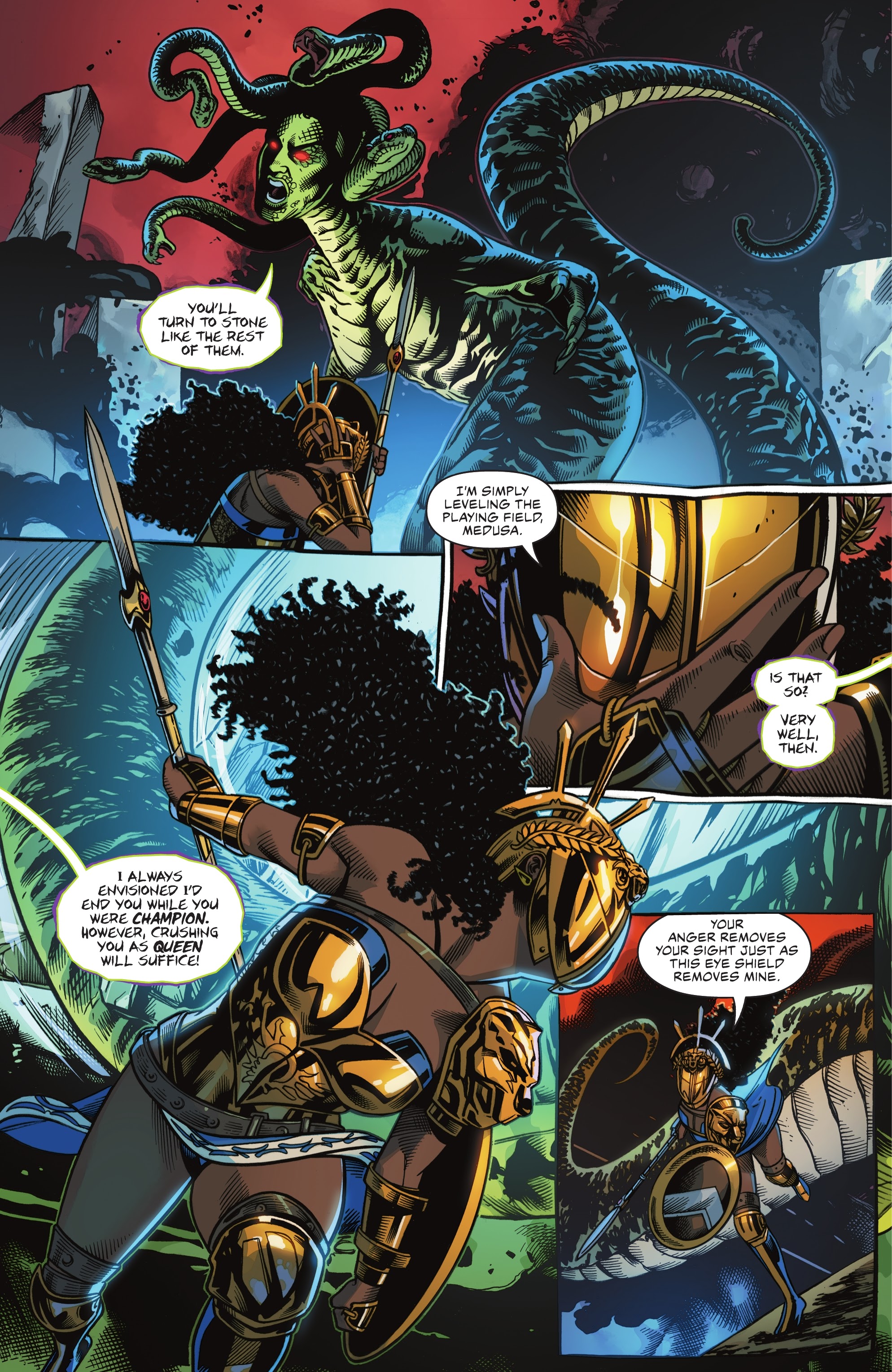 Read online Nubia & the Amazons comic -  Issue #5 - 5