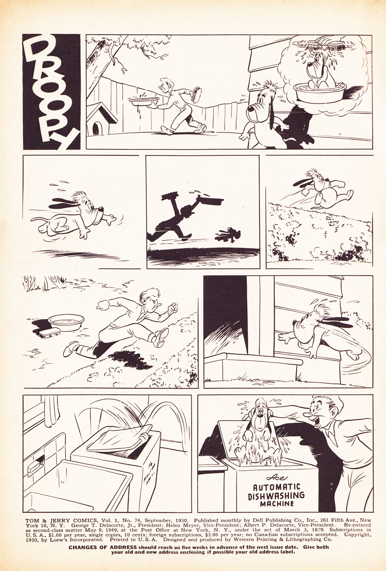 Read online Tom & Jerry Comics comic -  Issue #74 - 2