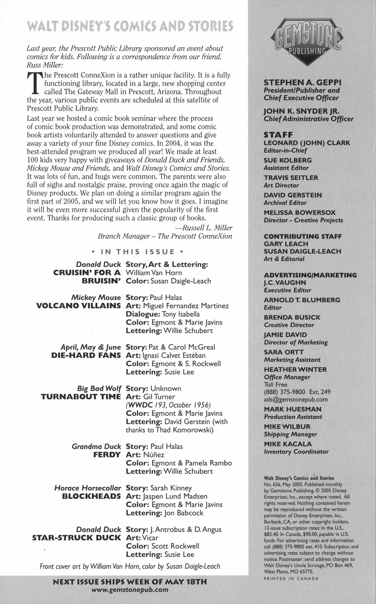 Read online Walt Disney's Comics and Stories comic -  Issue #656 - 2