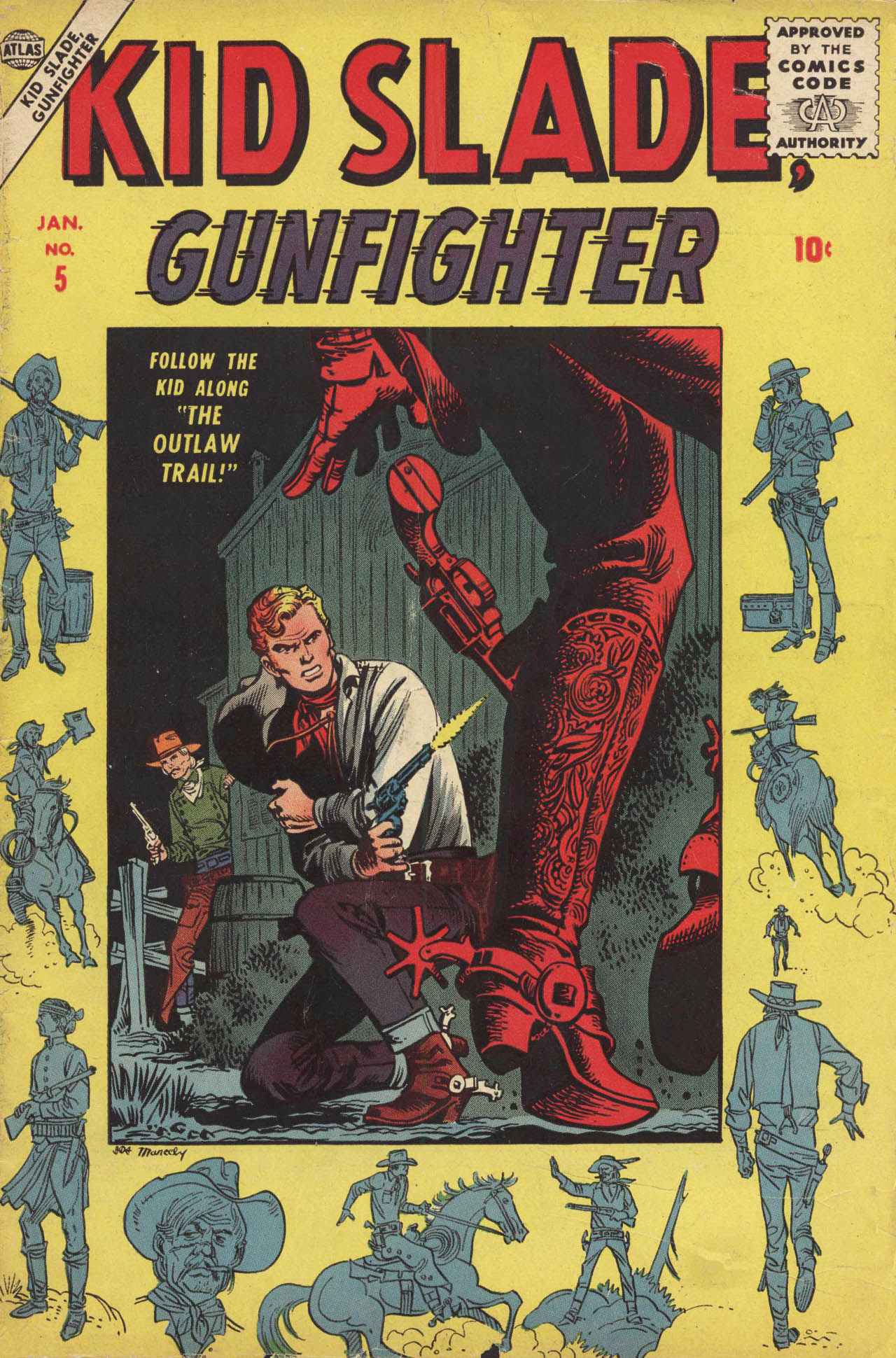 Read online Kid Slade, Gunfighter comic -  Issue #5 - 1