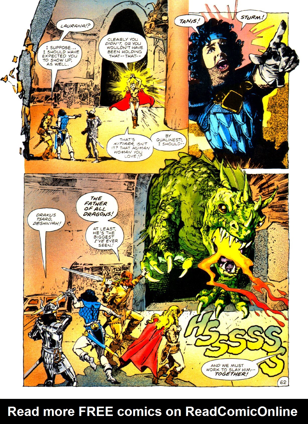 Read online Dragonlance Saga comic -  Issue #3 - 65