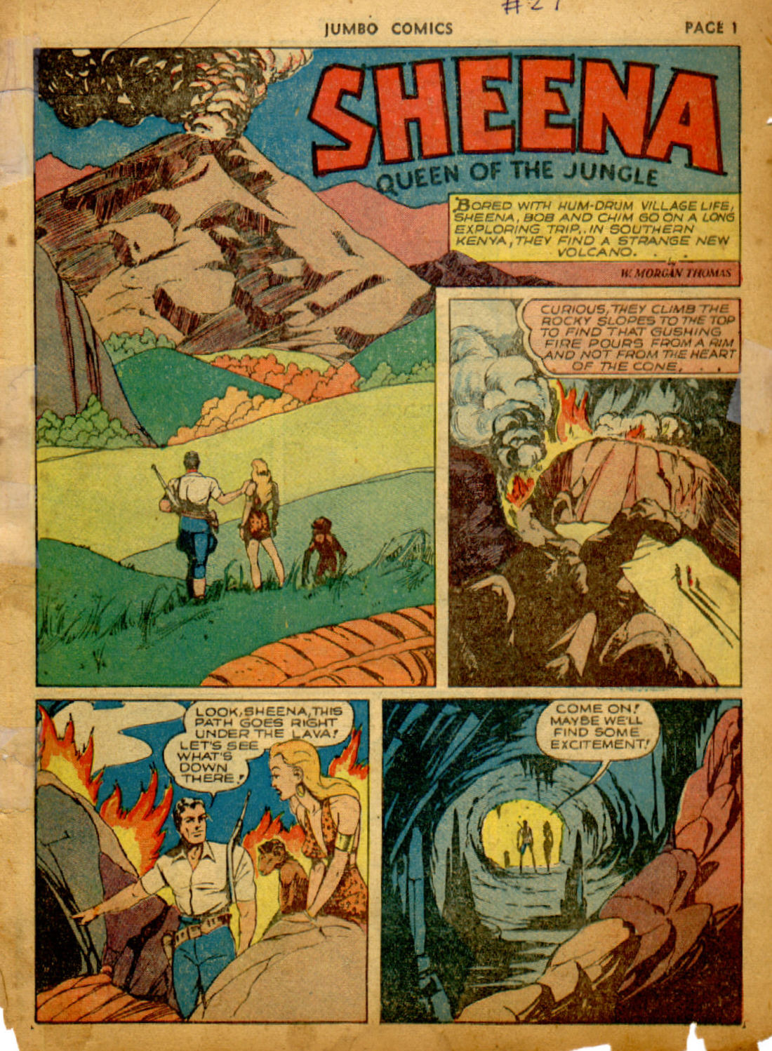 Read online Jumbo Comics comic -  Issue #27 - 2
