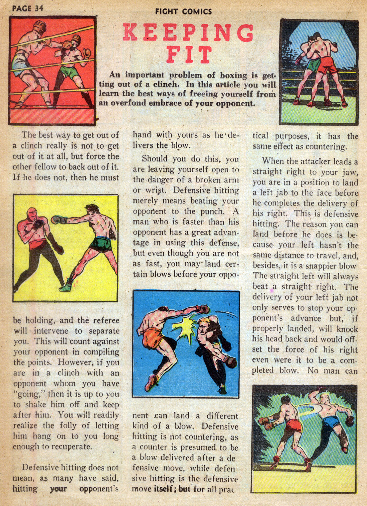 Read online Fight Comics comic -  Issue #8 - 36