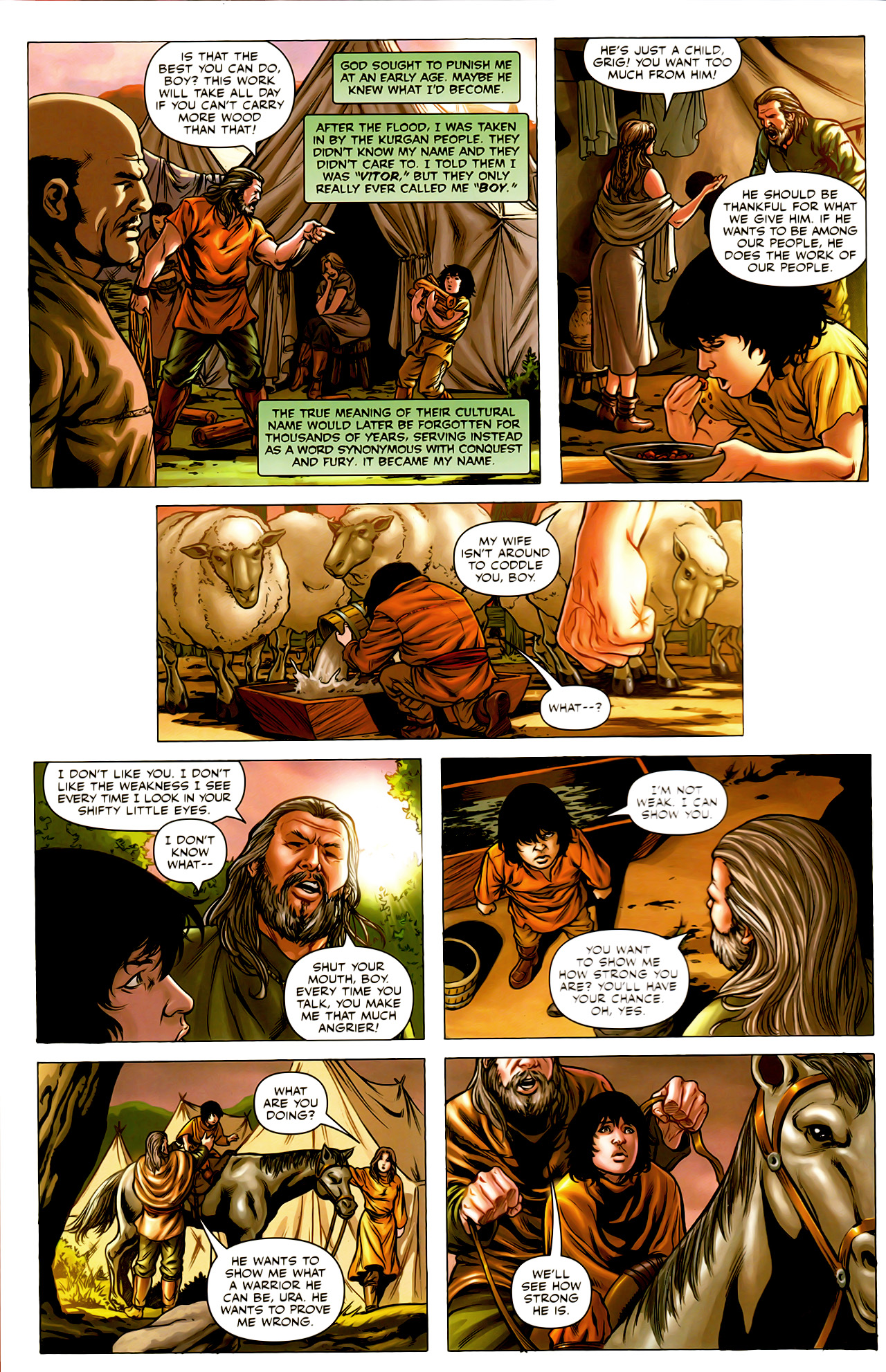 Read online Highlander Origins: The Kurgan comic -  Issue #1 - 6