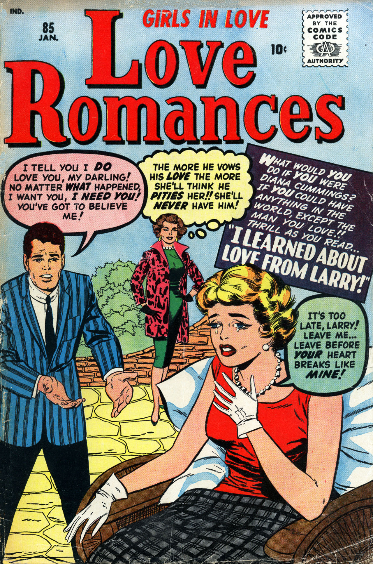 Read online Love Romances comic -  Issue #85 - 1