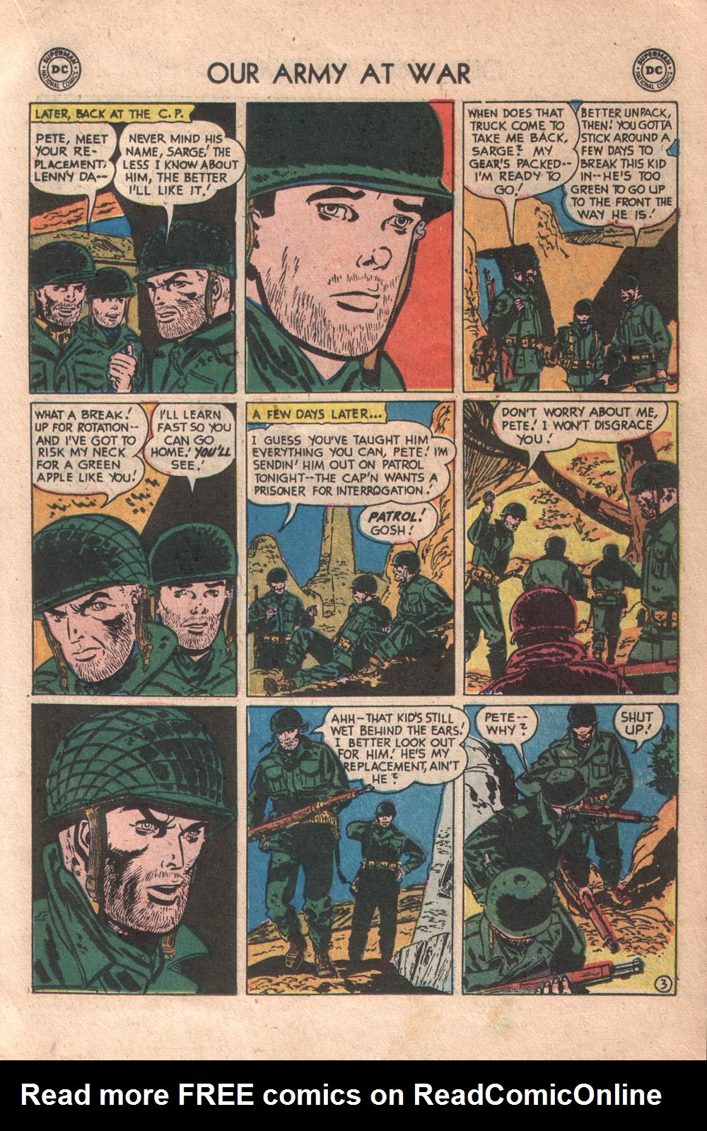 Read online Our Army at War (1952) comic -  Issue #4 - 15