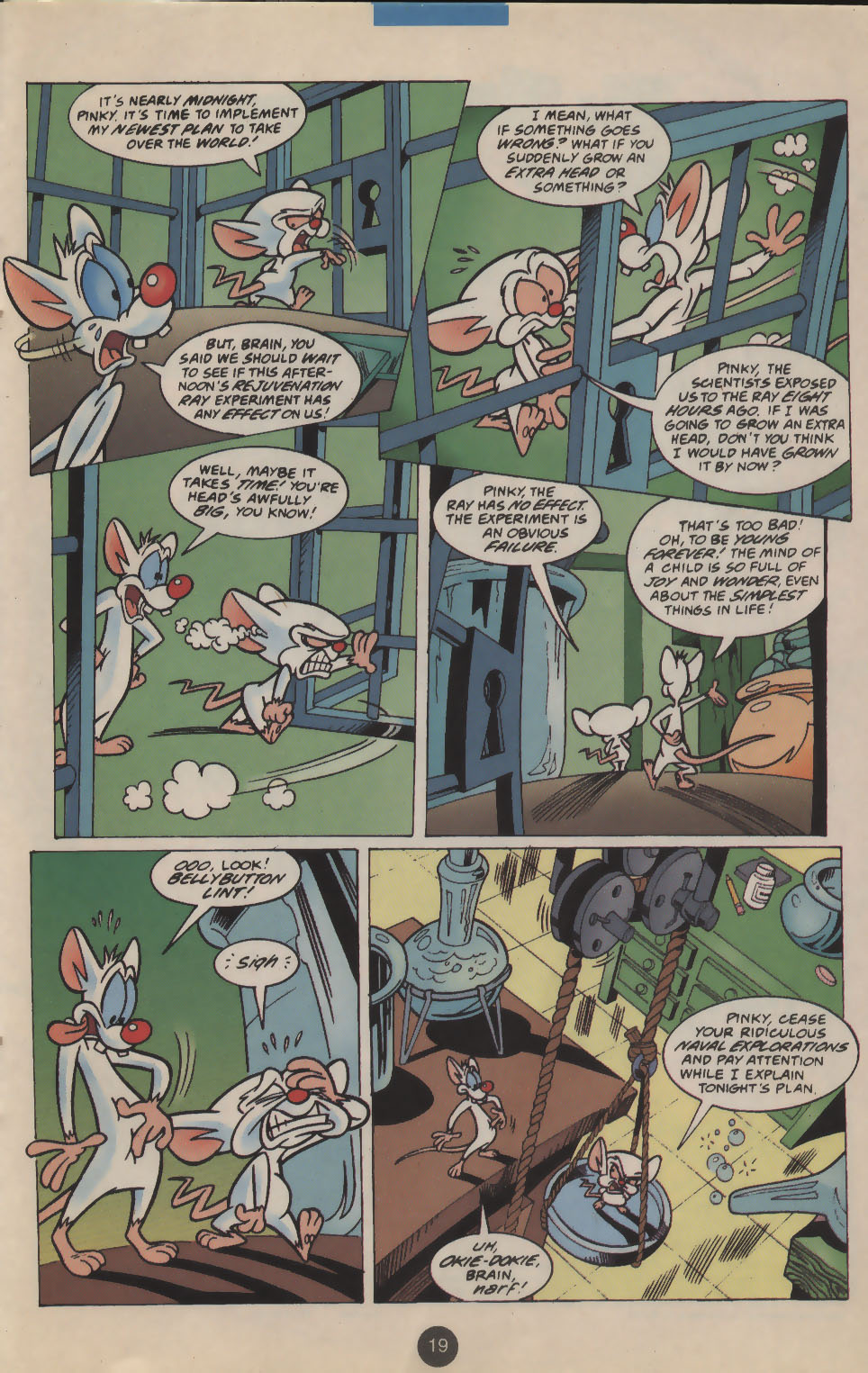 Read online Pinky and The Brain comic -  Issue #13 - 15