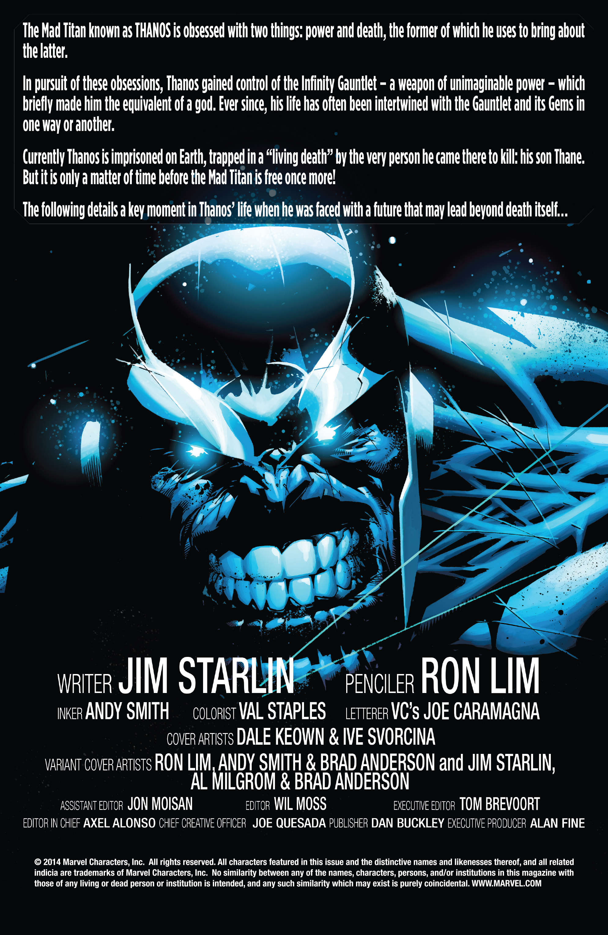 Read online Thanos Annual comic -  Issue # Annual - 2
