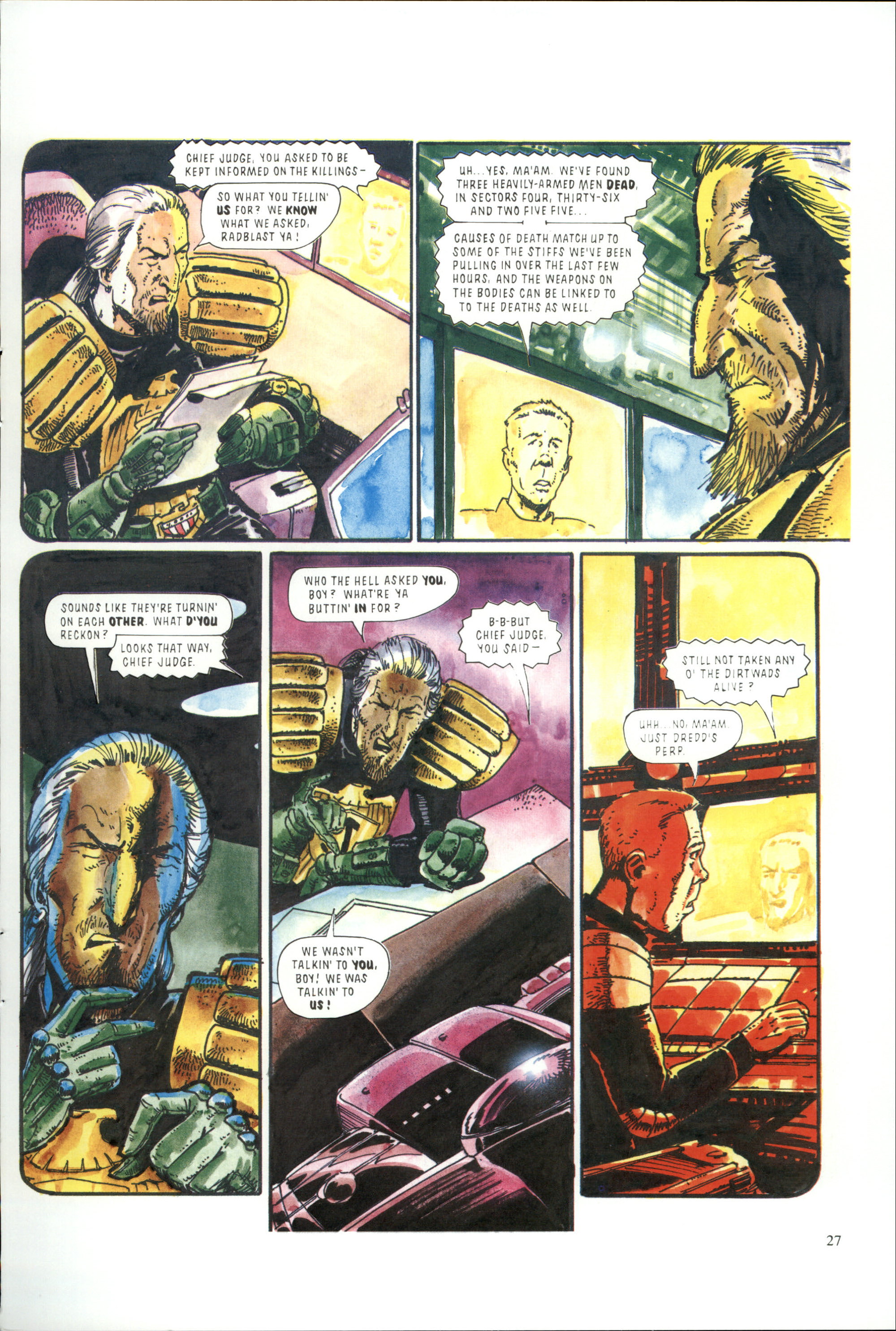 Read online Dredd Rules! comic -  Issue #19 - 29