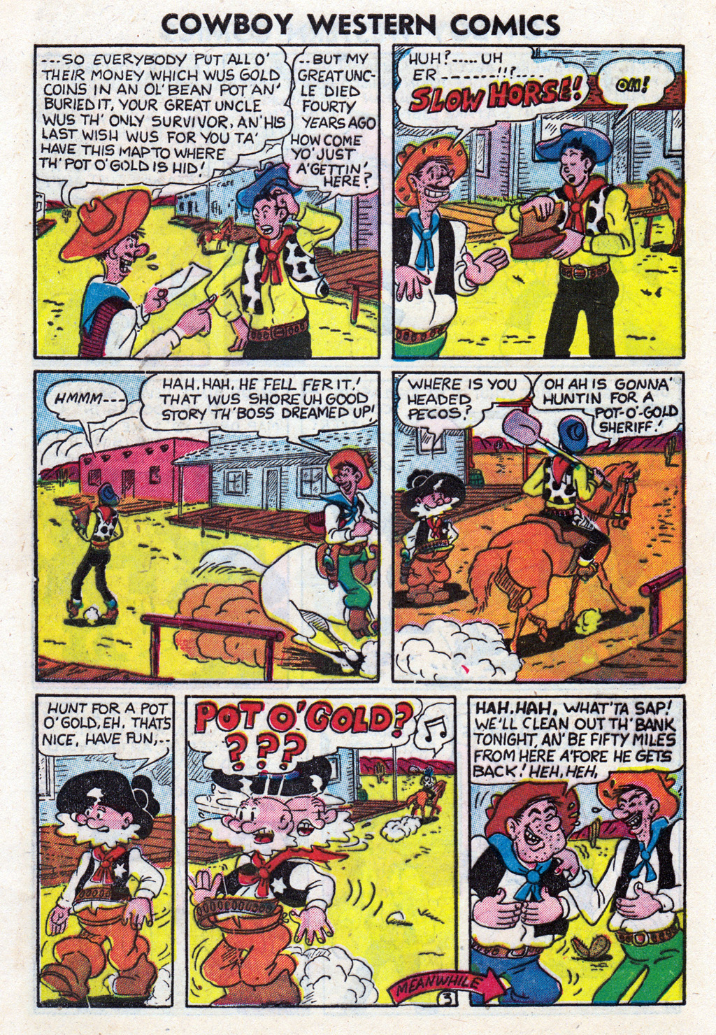 Read online Cowboy Western Comics (1948) comic -  Issue #36 - 32