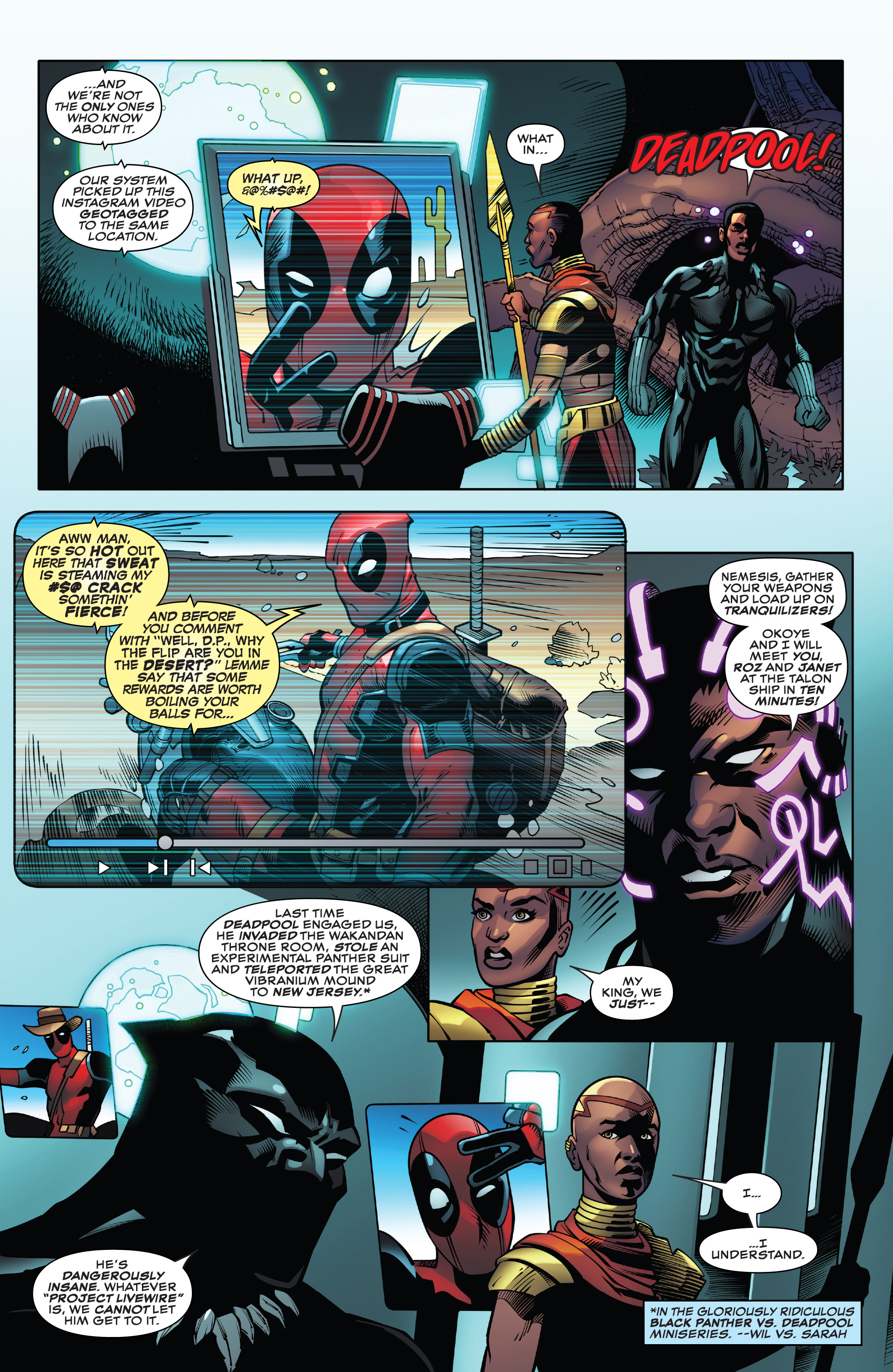 Read online Black Panther and the Agents of Wakanda comic -  Issue #5 - 8