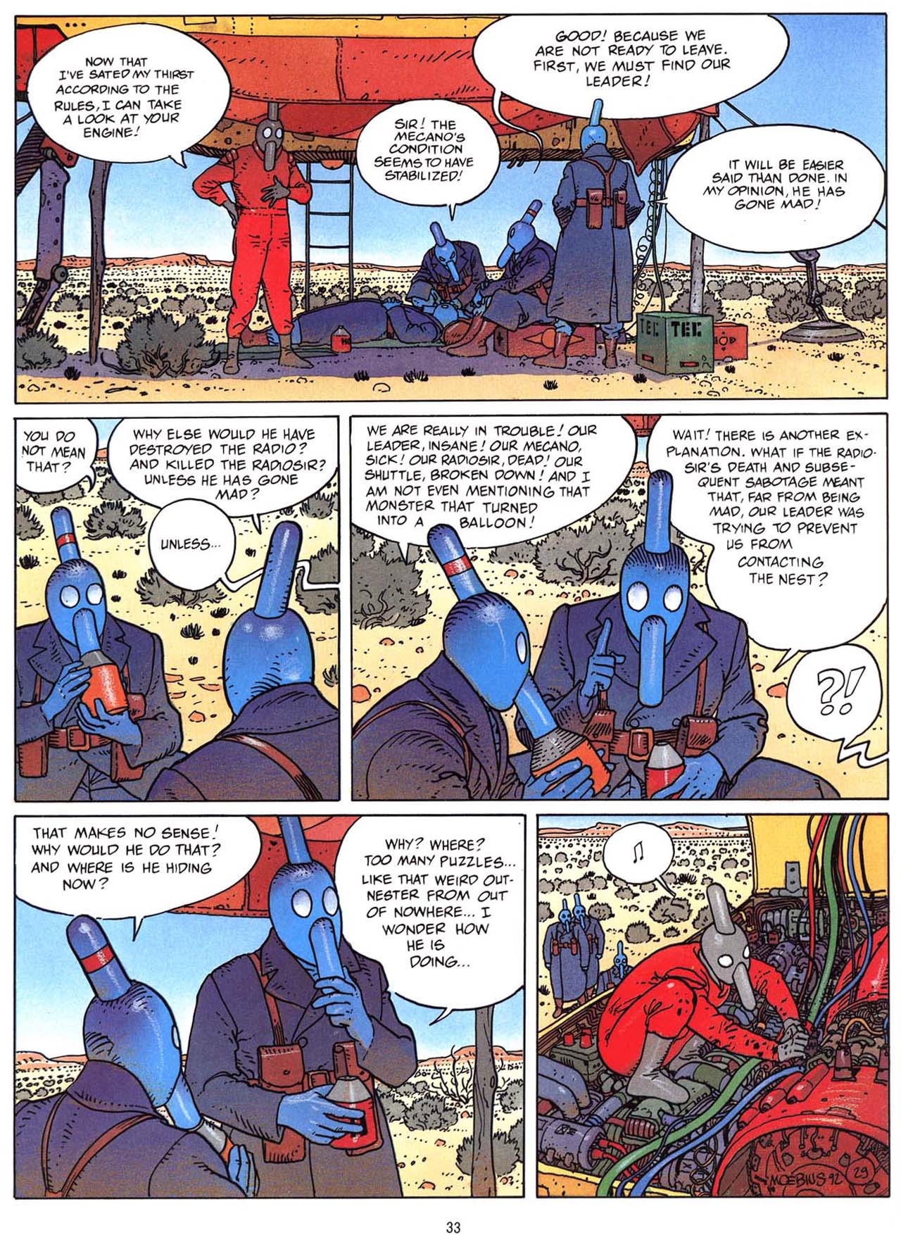 Read online Epic Graphic Novel: Moebius comic -  Issue # TPB 9 - 35