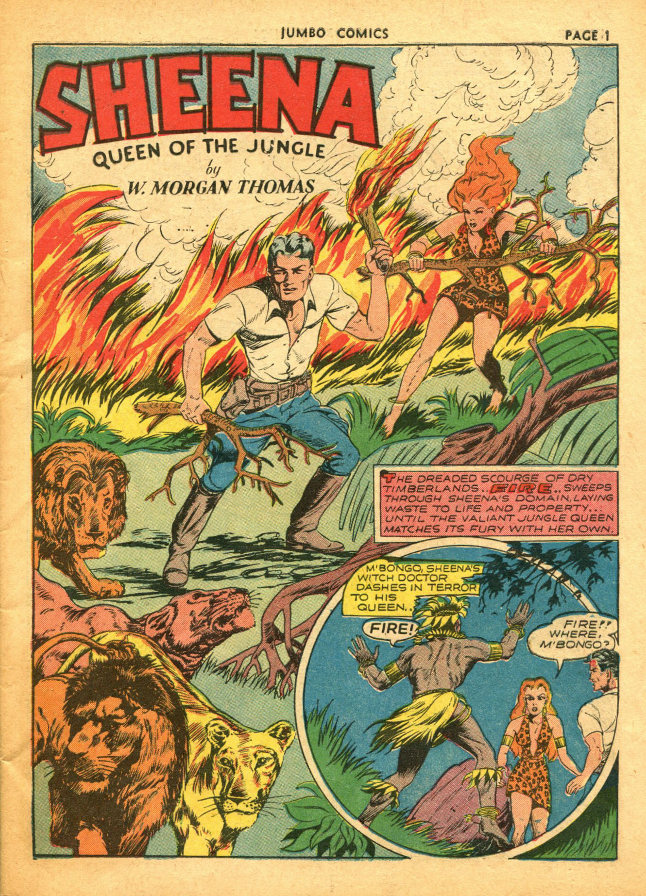 Read online Jumbo Comics comic -  Issue #34 - 4