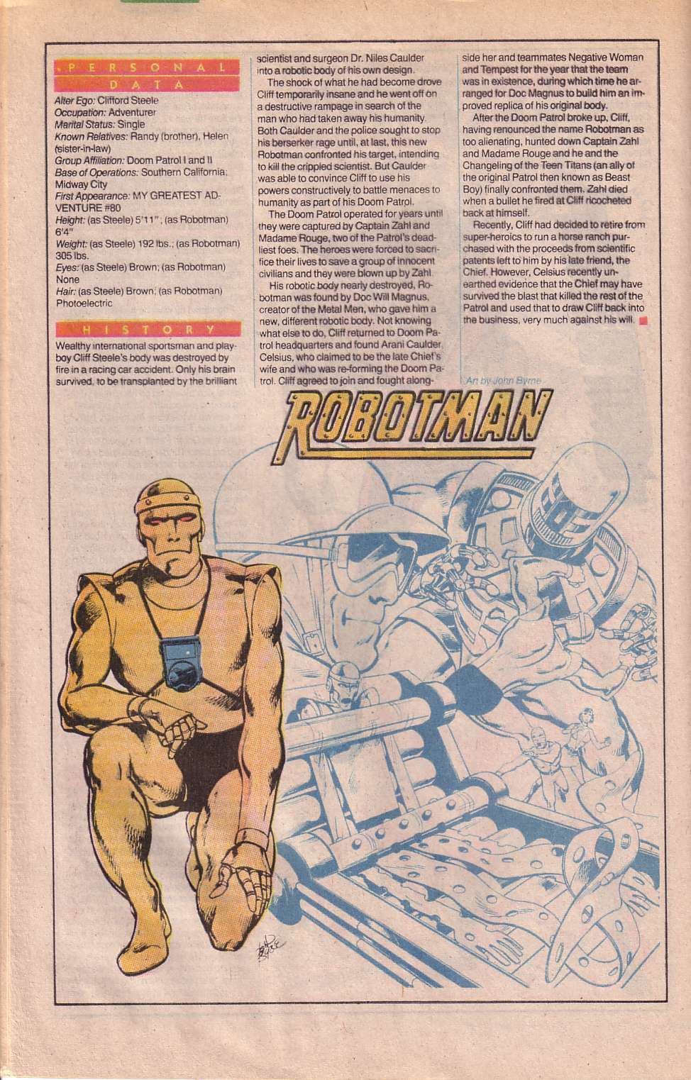 Read online Doom Patrol (1987) comic -  Issue #1 - 32