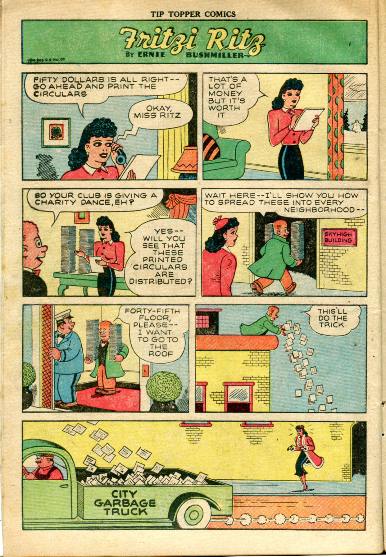 Read online Tip Topper Comics comic -  Issue #10 - 6