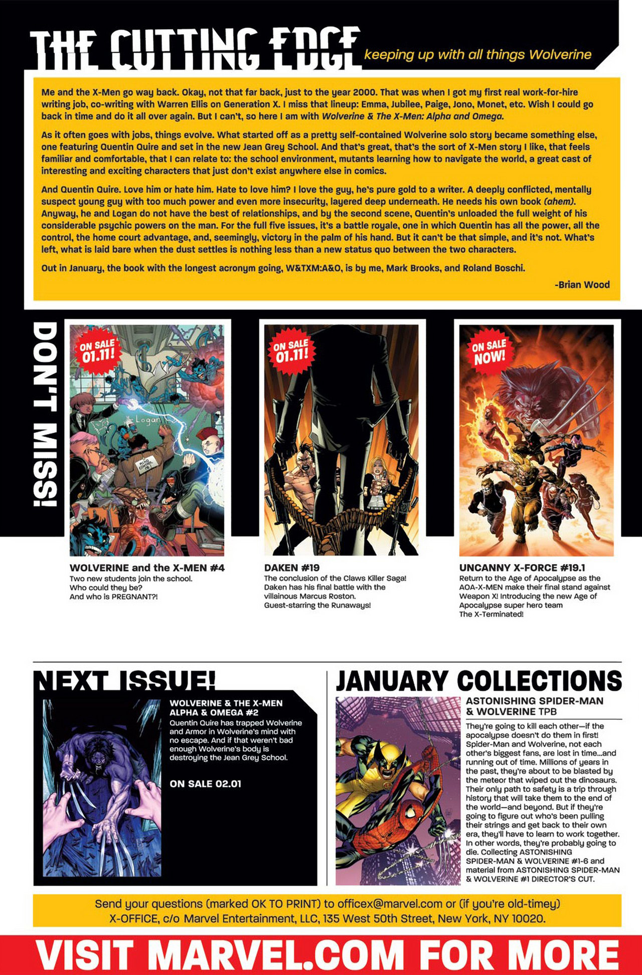 Read online Wolverine and the X-Men: Alpha & Omega comic -  Issue #1 - 22