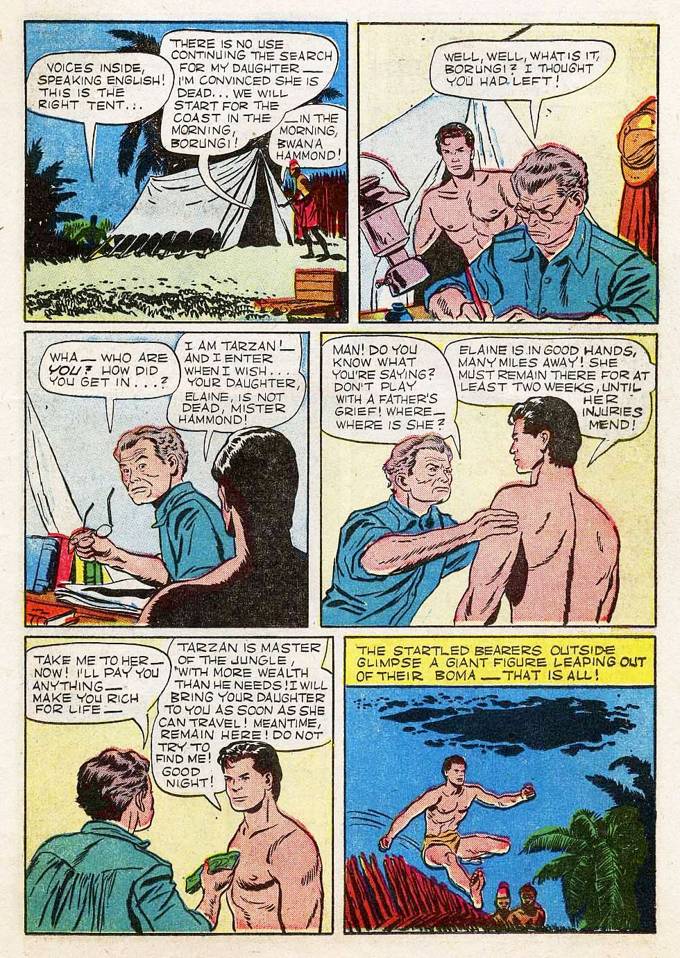 Read online Tarzan (1948) comic -  Issue #21 - 15