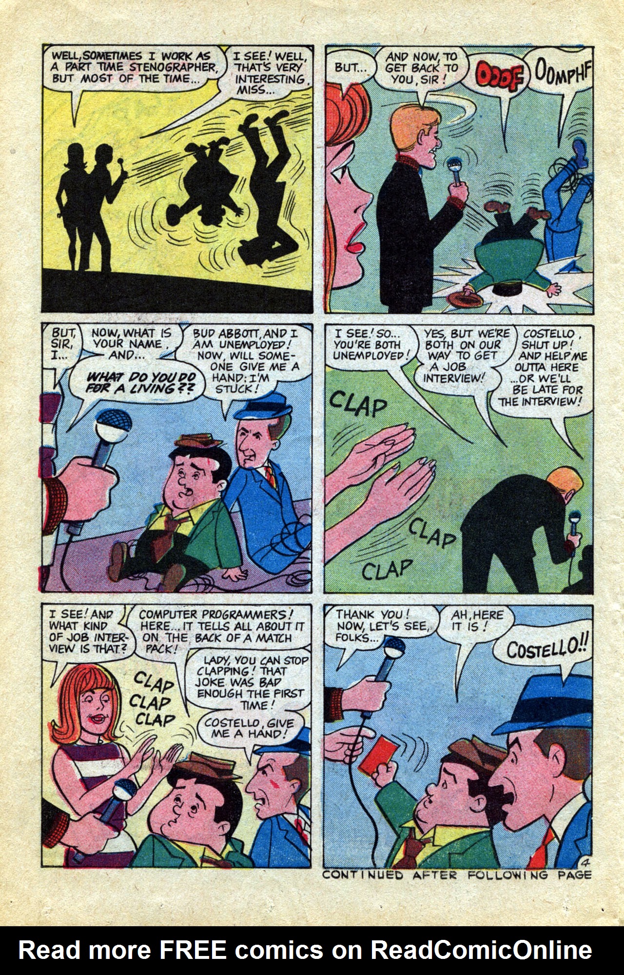 Read online Abbott & Costello comic -  Issue #8 - 22