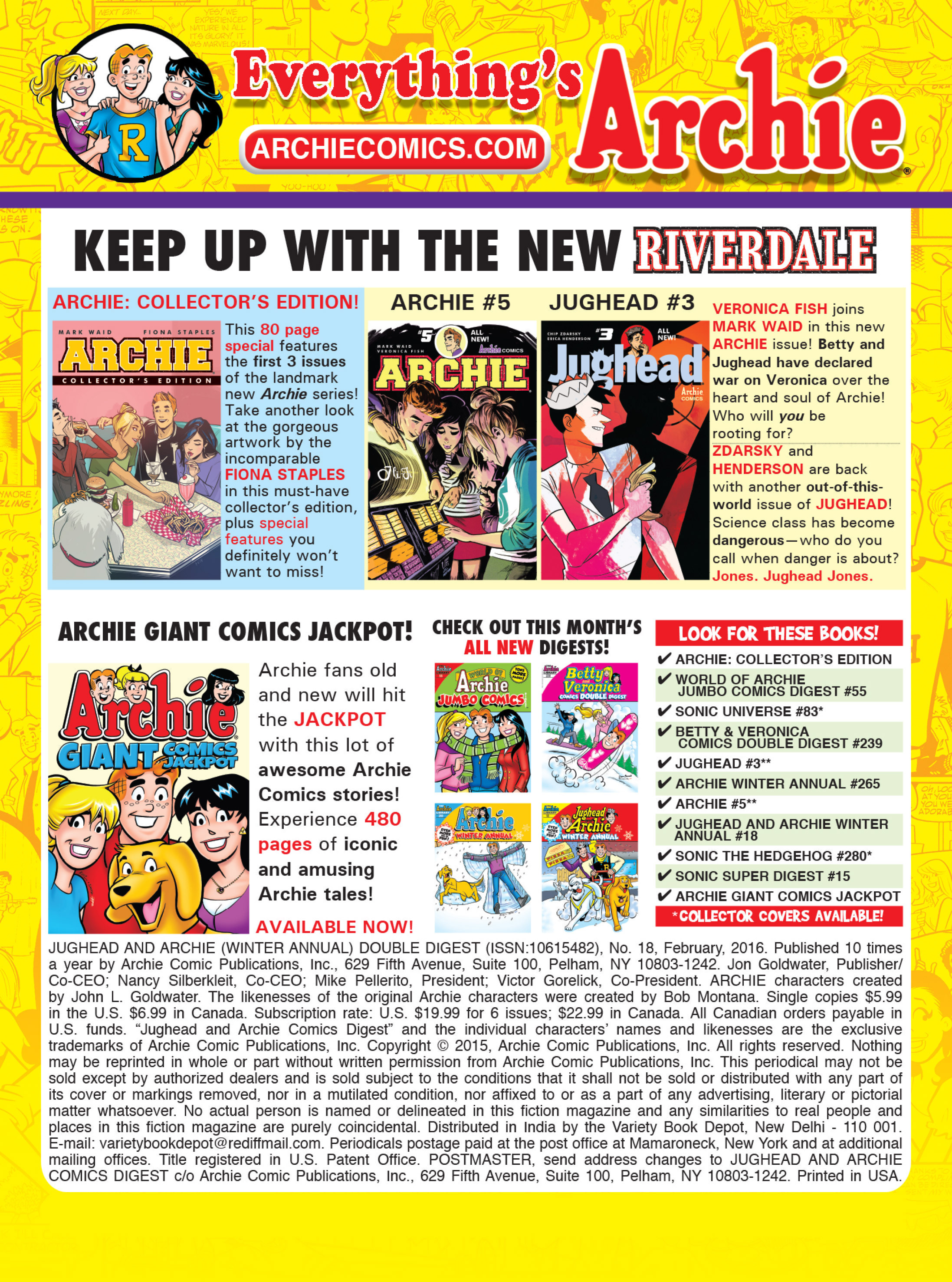 Read online Jughead and Archie Double Digest comic -  Issue #18 - 186