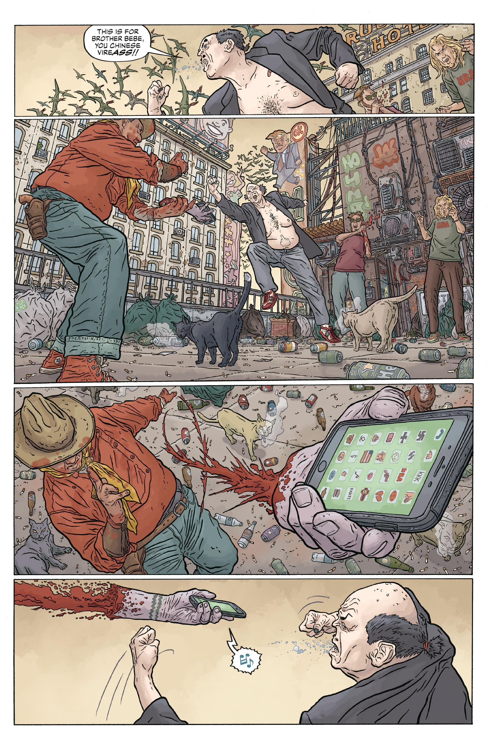 Read online Shaolin Cowboy: Cruel to Be Kin comic -  Issue #6 - 8