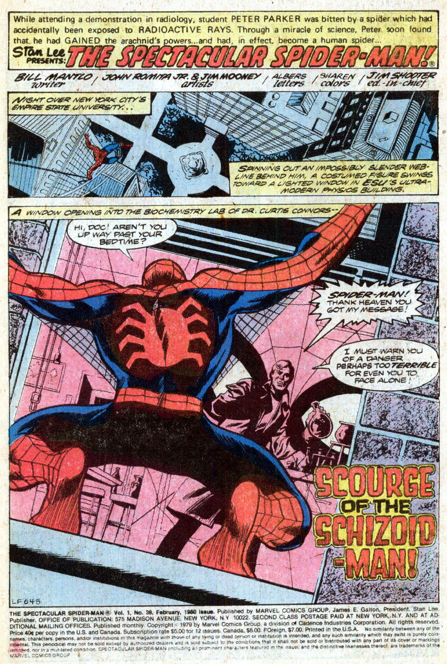 Read online The Spectacular Spider-Man (1976) comic -  Issue #39 - 2