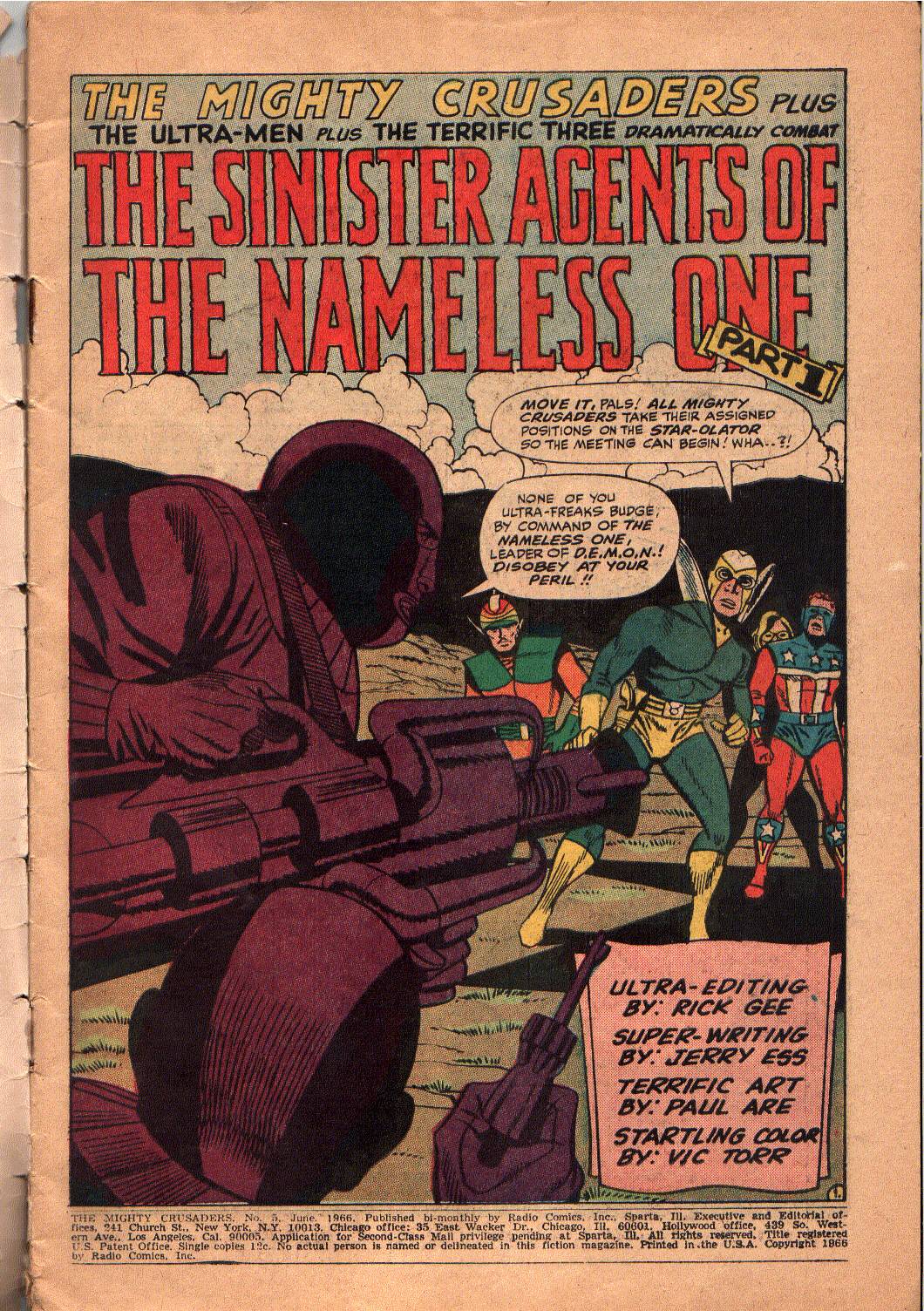 Read online The Mighty Crusaders (1965) comic -  Issue #5 - 2