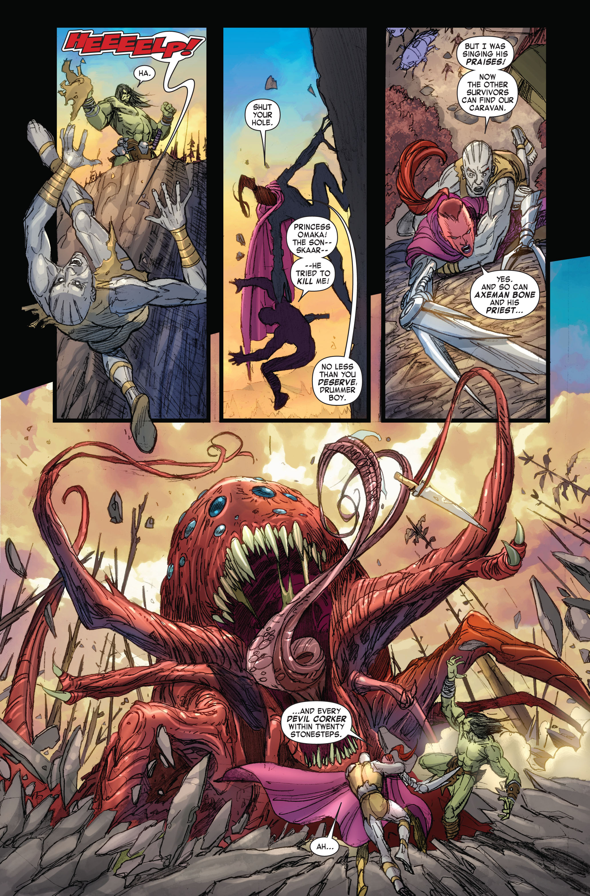 Read online Skaar: Son of Hulk comic -  Issue #4 - 5