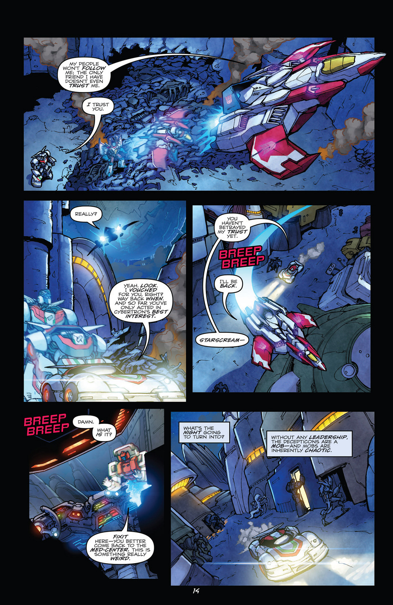 Read online Transformers: Robots In Disguise (2012) comic -  Issue #12 - 16