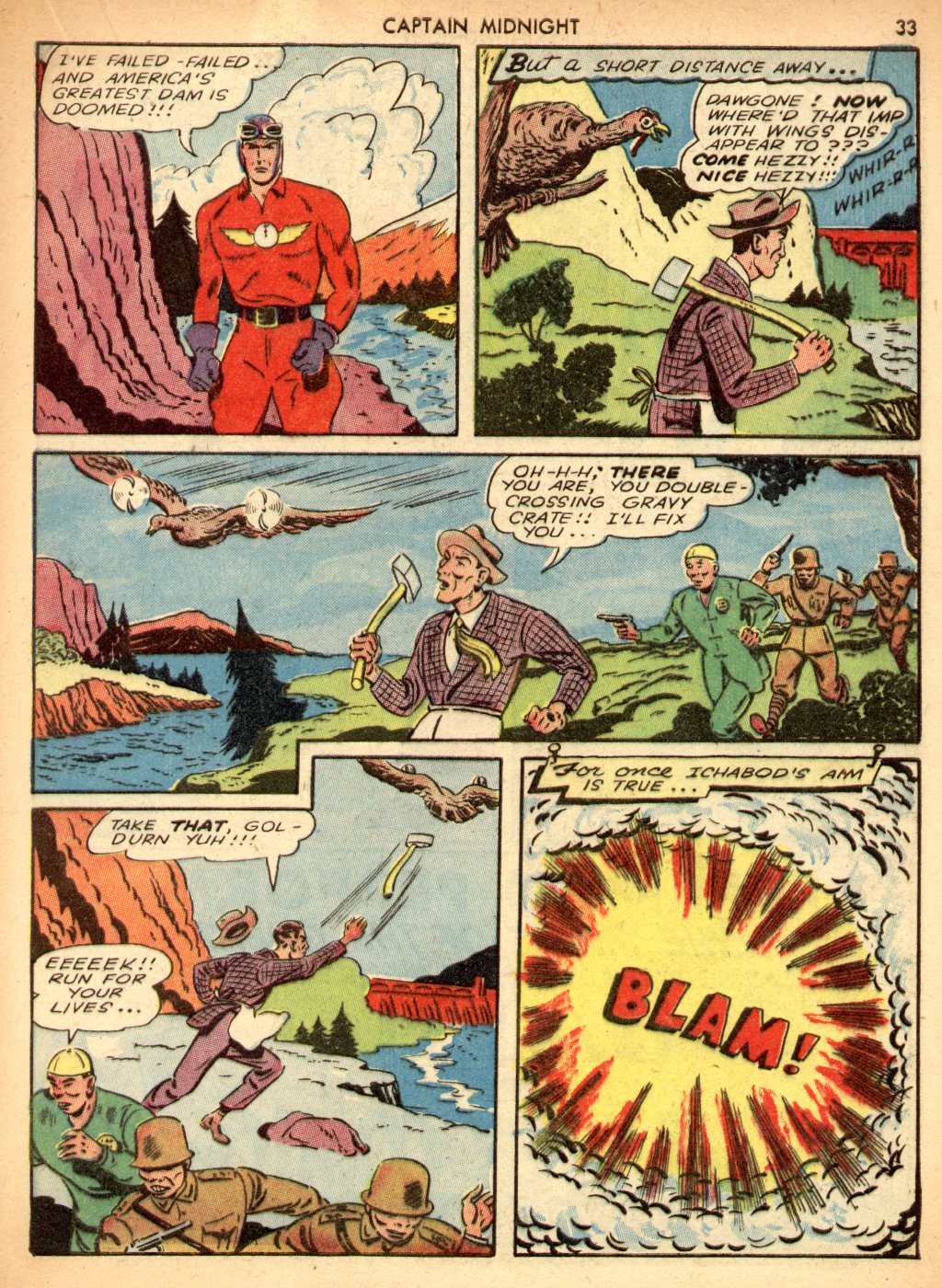 Read online Captain Midnight (1942) comic -  Issue #3 - 33