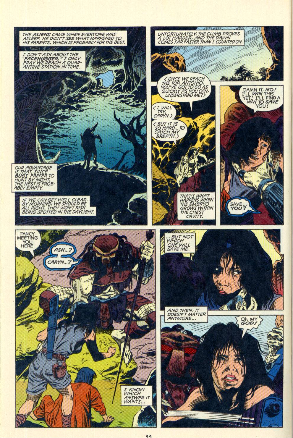 Read online Aliens/Predator: The Deadliest of the Species comic -  Issue #2 - 23